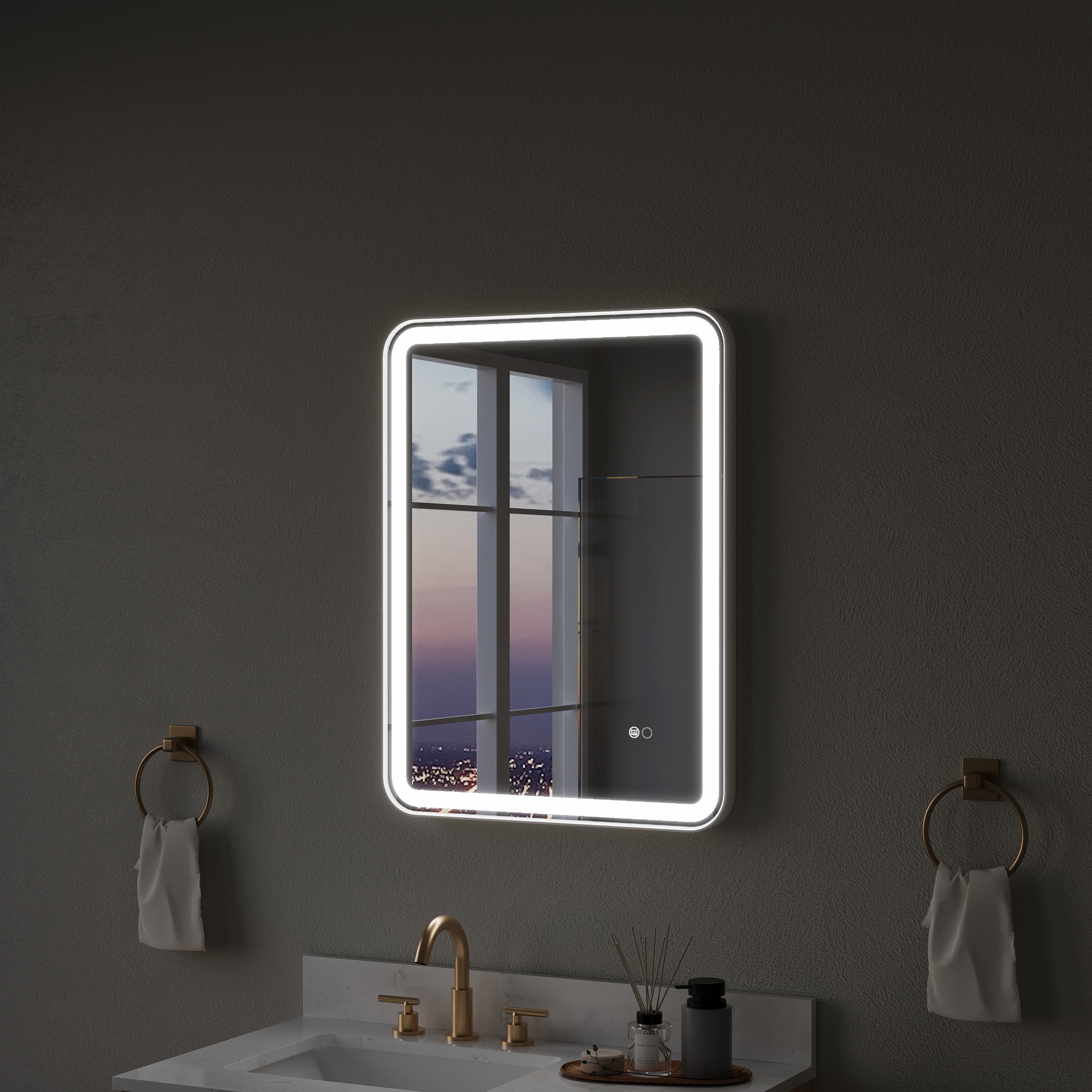 CALVON RC9-2432WT Framed-Bath-Mirrors - View #4