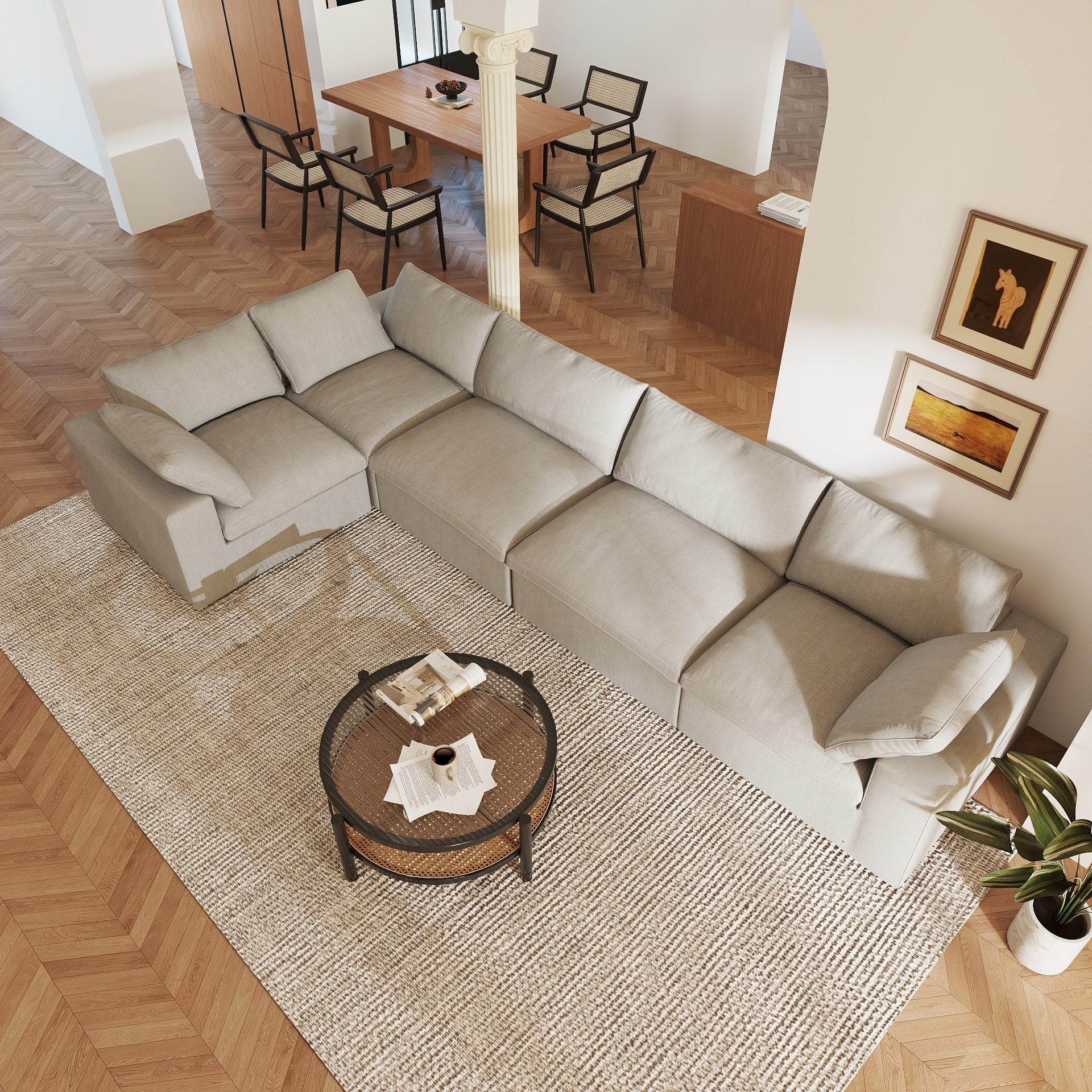 BuotiqHom DH-C5-121LG Sofas-Loveseats - View #3