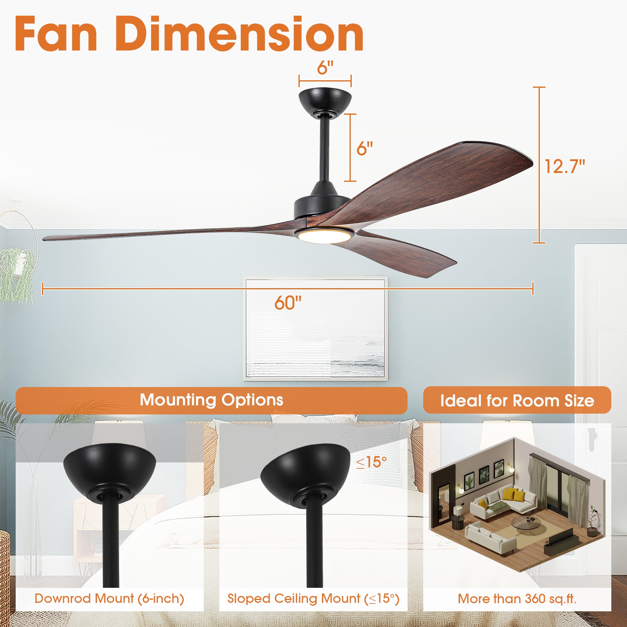 Parrot Uncle F8310110V Ceiling-Fans - View #8