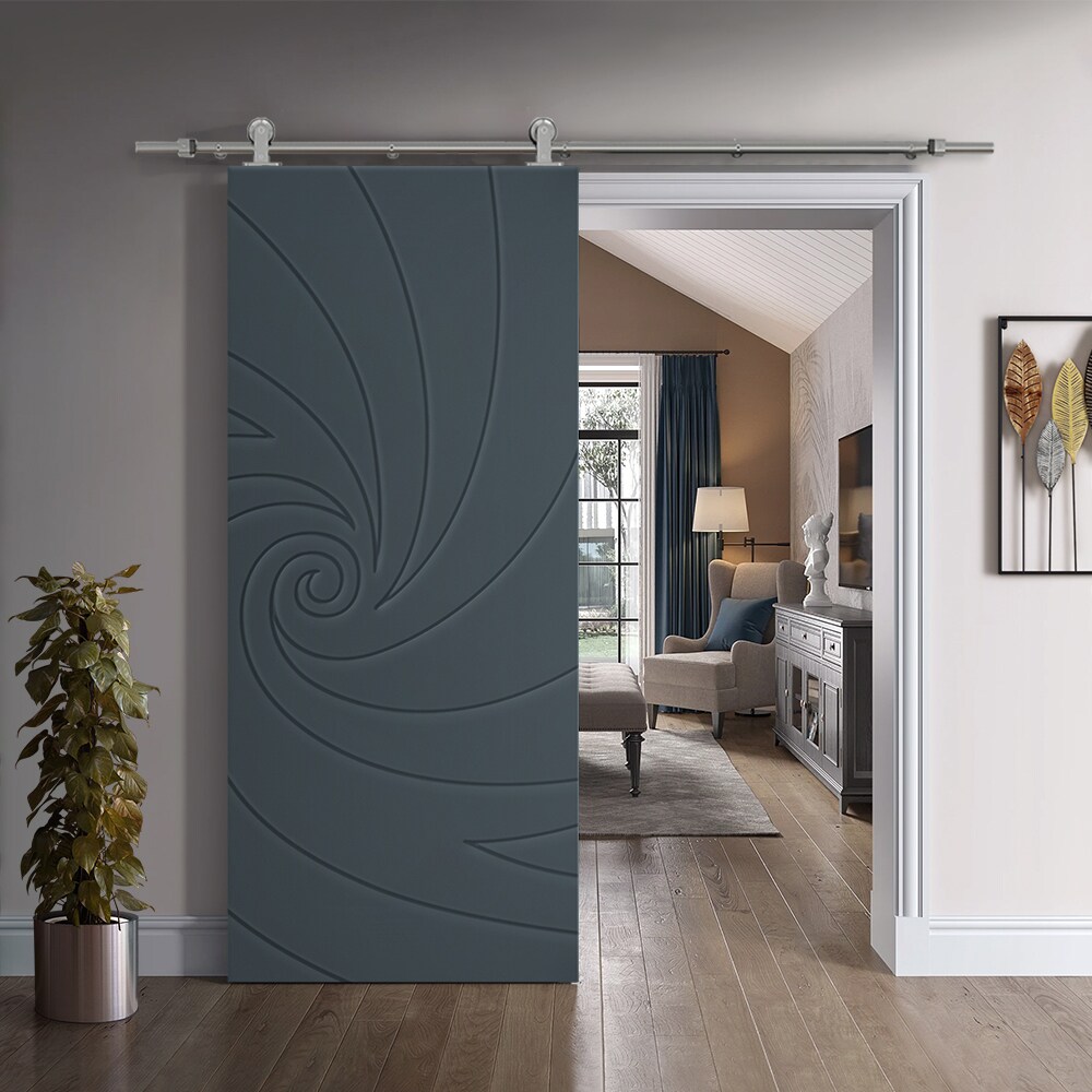 CALHOME SS79+MD-231-96X30-G Barn-Doors - View #2