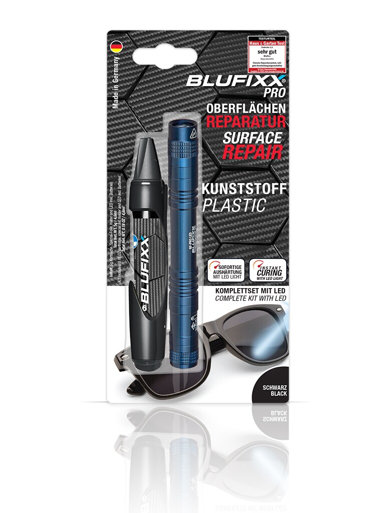 BLUFIXX 18-oz Black Multi-surface Repair at