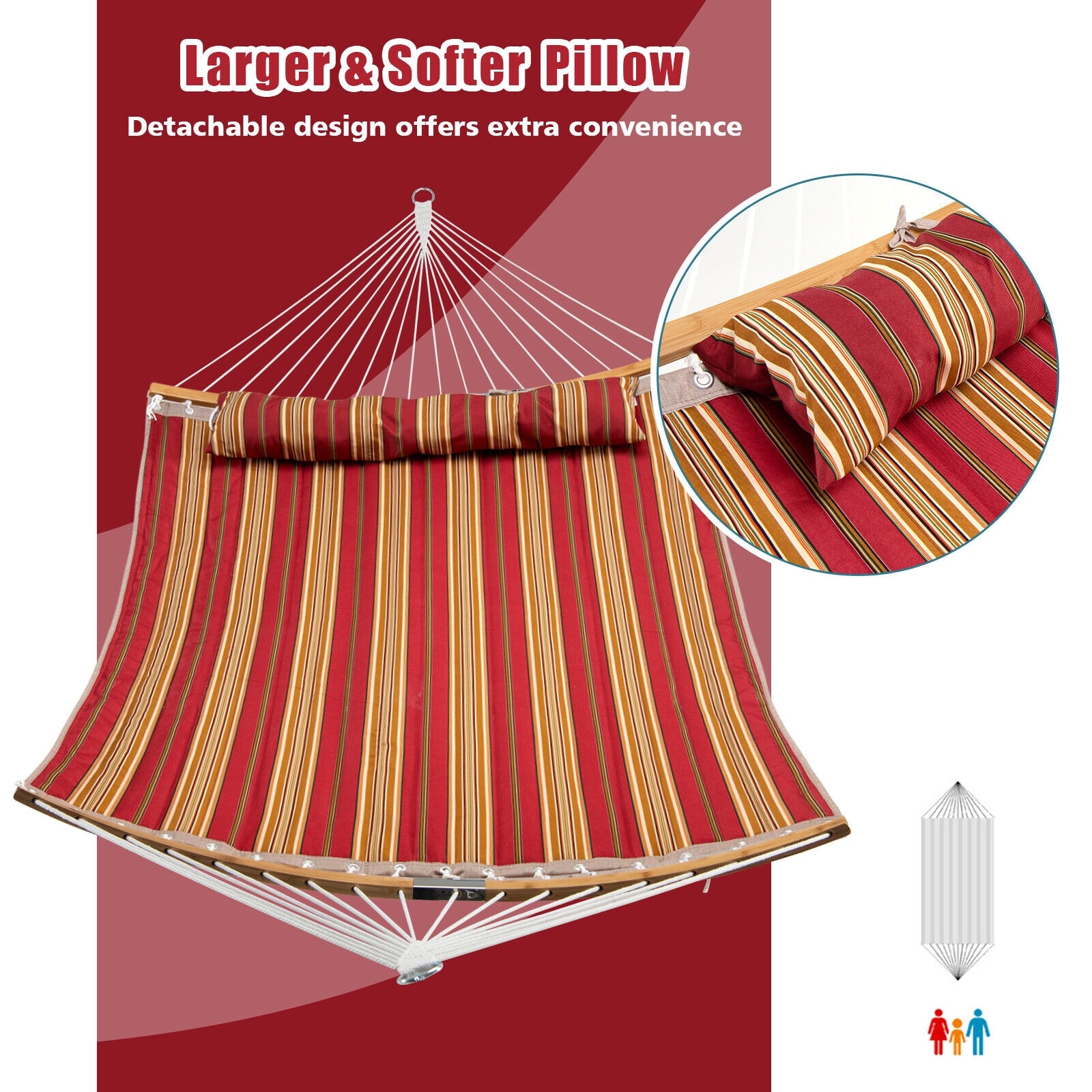 WELLFOR TDG10458RE hammocks - View #3