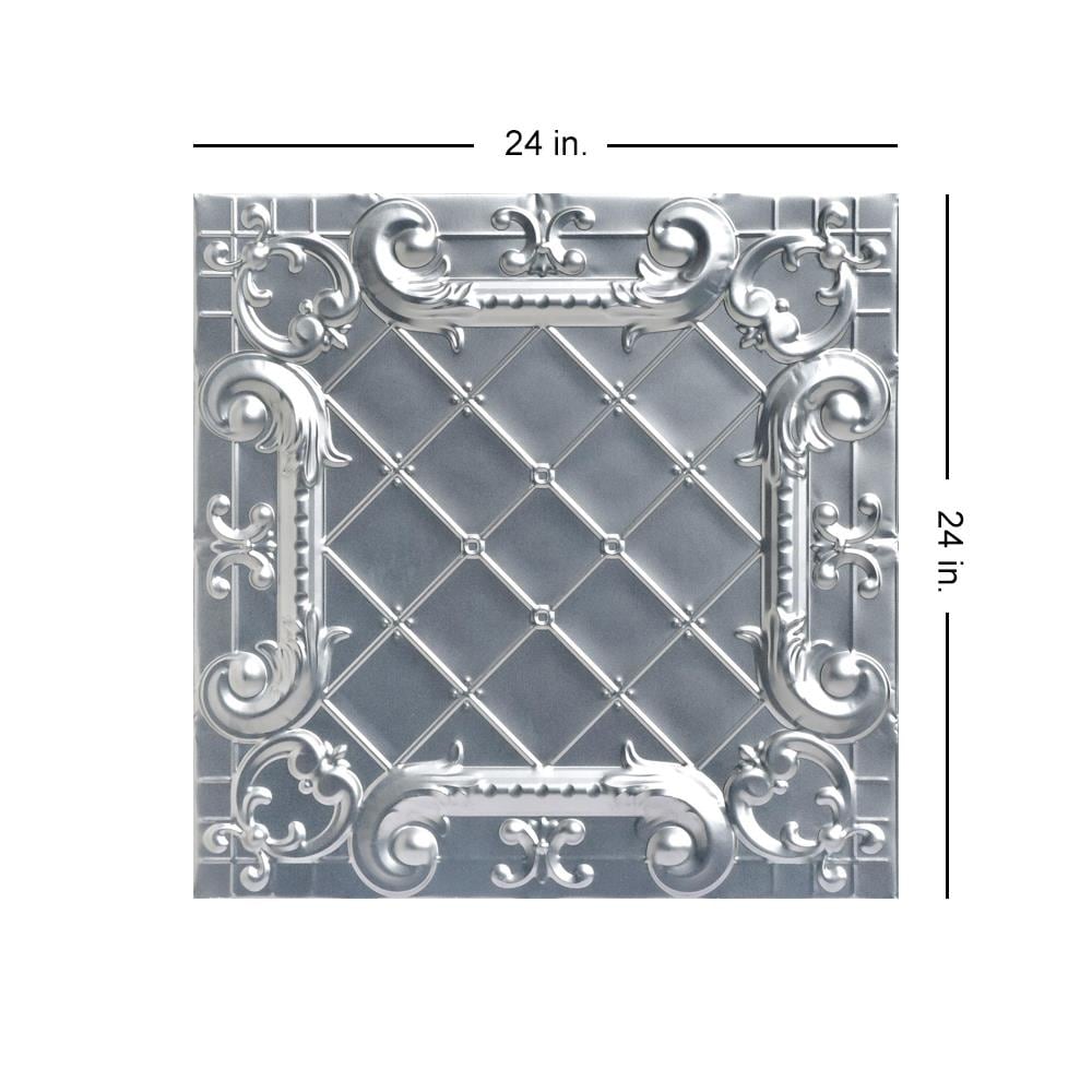 From Plain to Beautiful in Hours SK502-LAQ-24X24-D-6 Ceiling-Tile - View #4