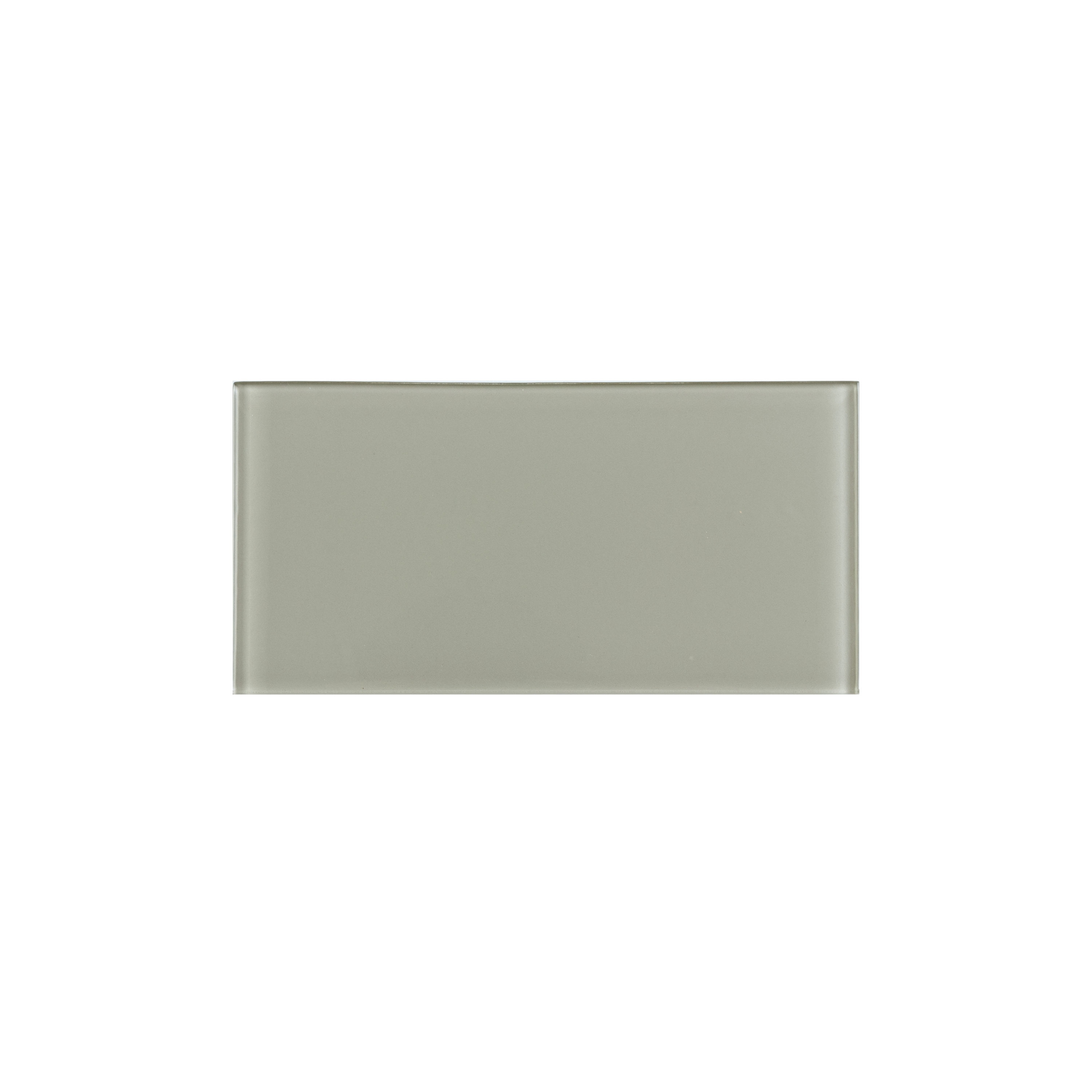 WS Tiles EZ-Tach Soft Gray 3-in x 6-in Polished Glass Peel and Stick ...