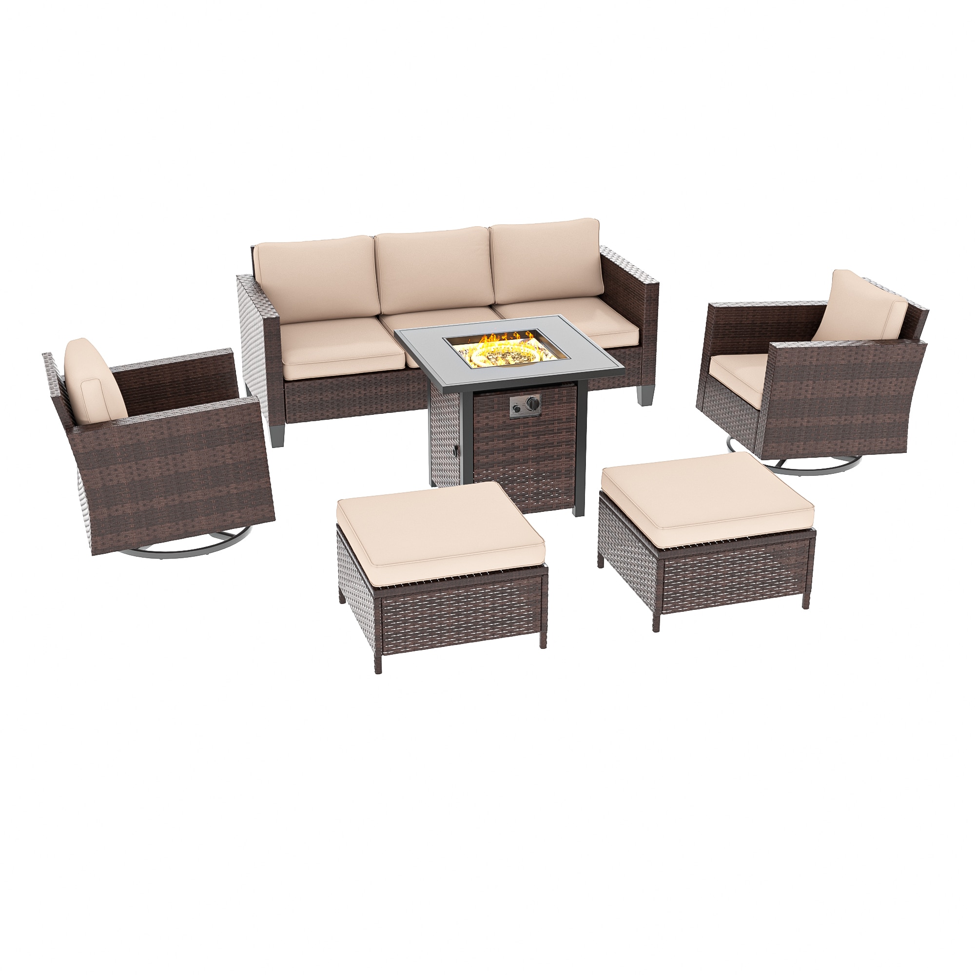 Sonkuki SD-PSS1-2RBSD-T4 Patio-Conversation-Sets - View #2