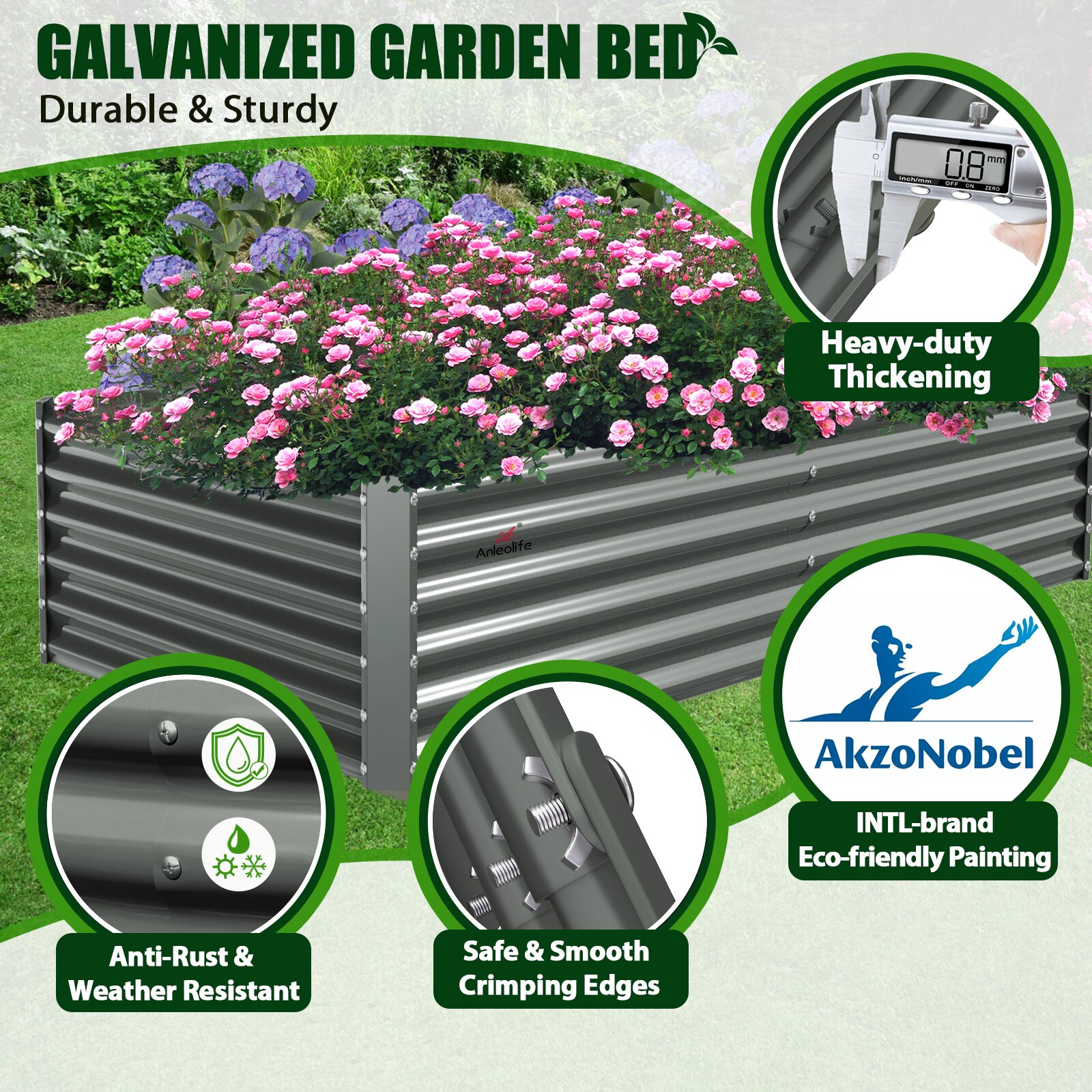 Damerin RBSZYYX-07 Raised-Garden-Beds - View #7