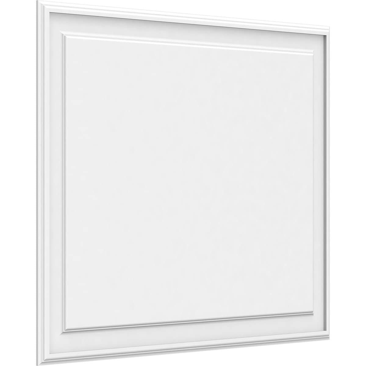Ekena Millwork WALP40X32X062LEG 40-in x 32-in Smooth Paintable/Stainable White PVC Fretwork Wall Panel (