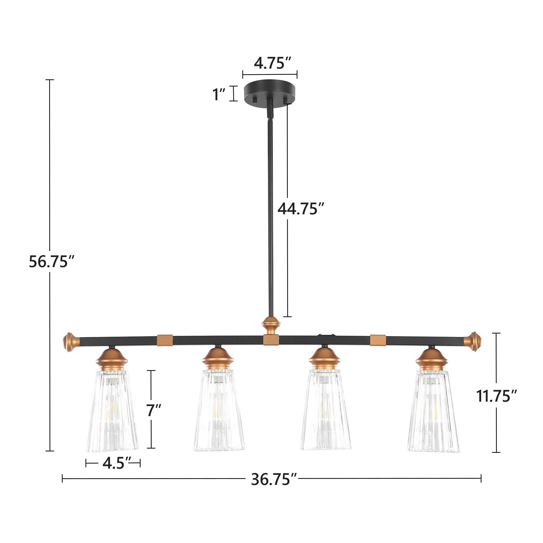 iris brushed white ceiling light