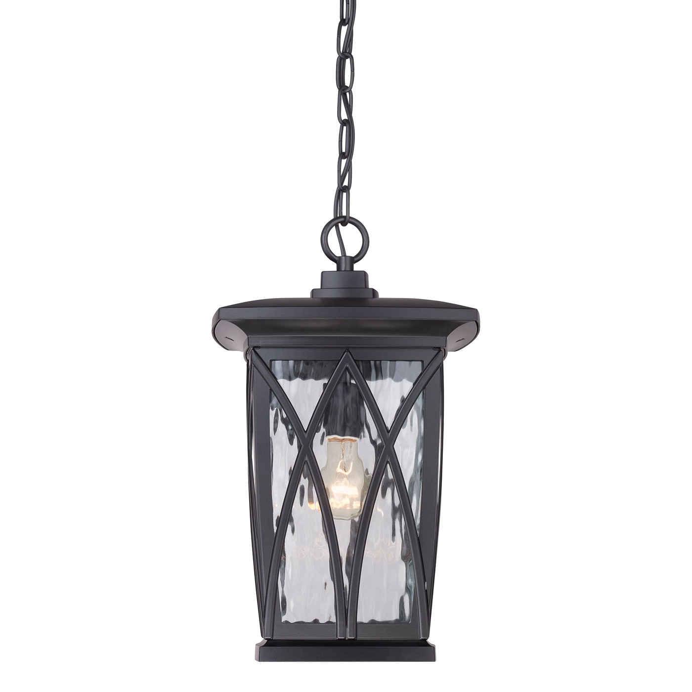 Quoizel Grover Mystic Black Traditional Lantern Outdoor Hanging Pendant ...