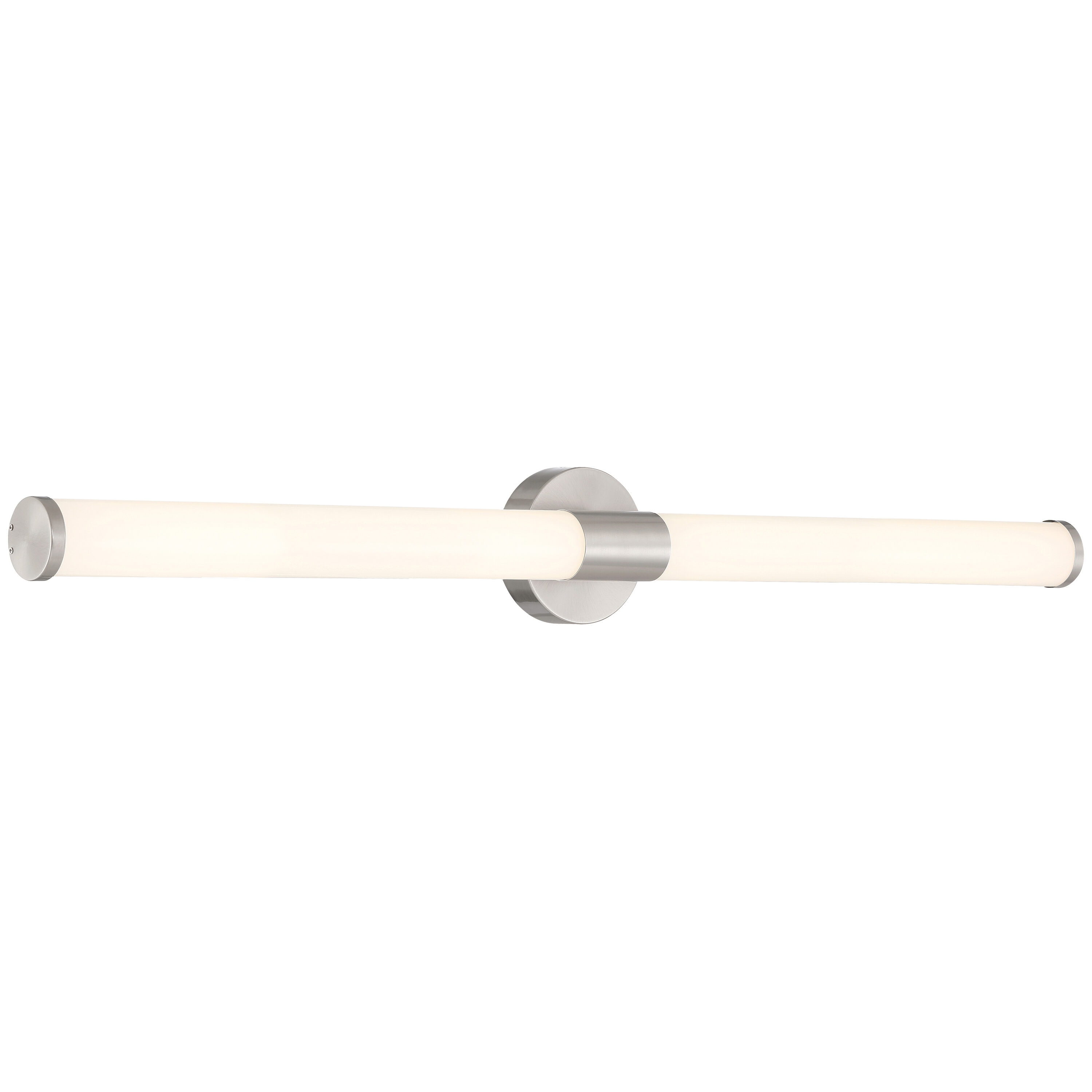 Access Lighting 62537LEDDCS-BS/ACR Retreat 36-in 1 -Light Brushed Gray Integrated LED Transitional Vanity light