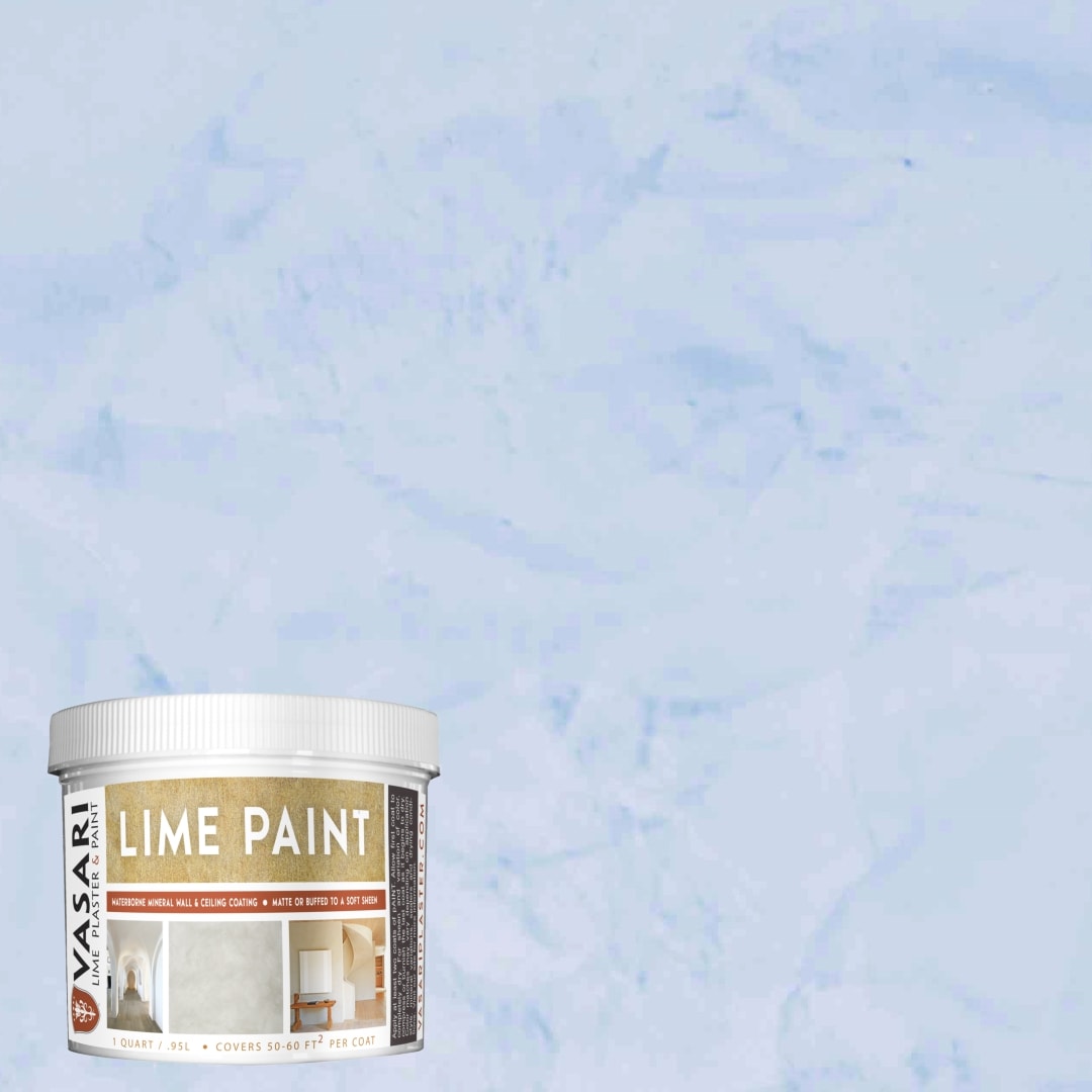 Vasari LPQT-50 Flat Sky Blue #50 Lime Interior Paint ( 1-quart )