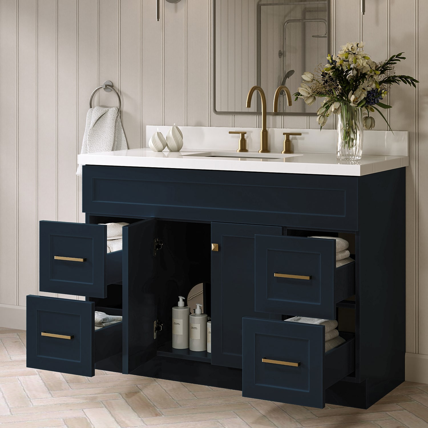 ARIEL F049SWQRVOMNB Bath-Vanity-Combo - View #3