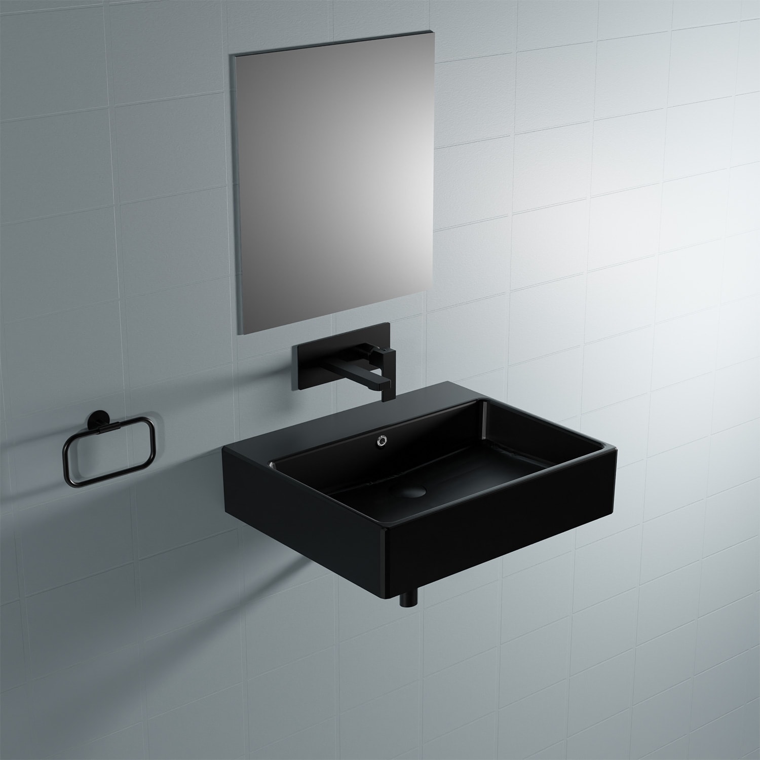 WS Bath Collections SIMPLE 60.50A.01 BM Bath-Sink - View #4