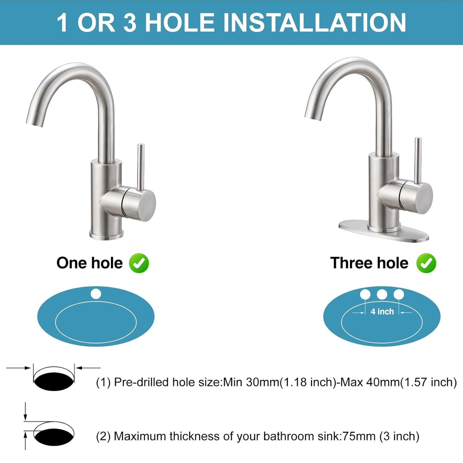 BWE A-96020-C Lavatory-Faucets - View #7