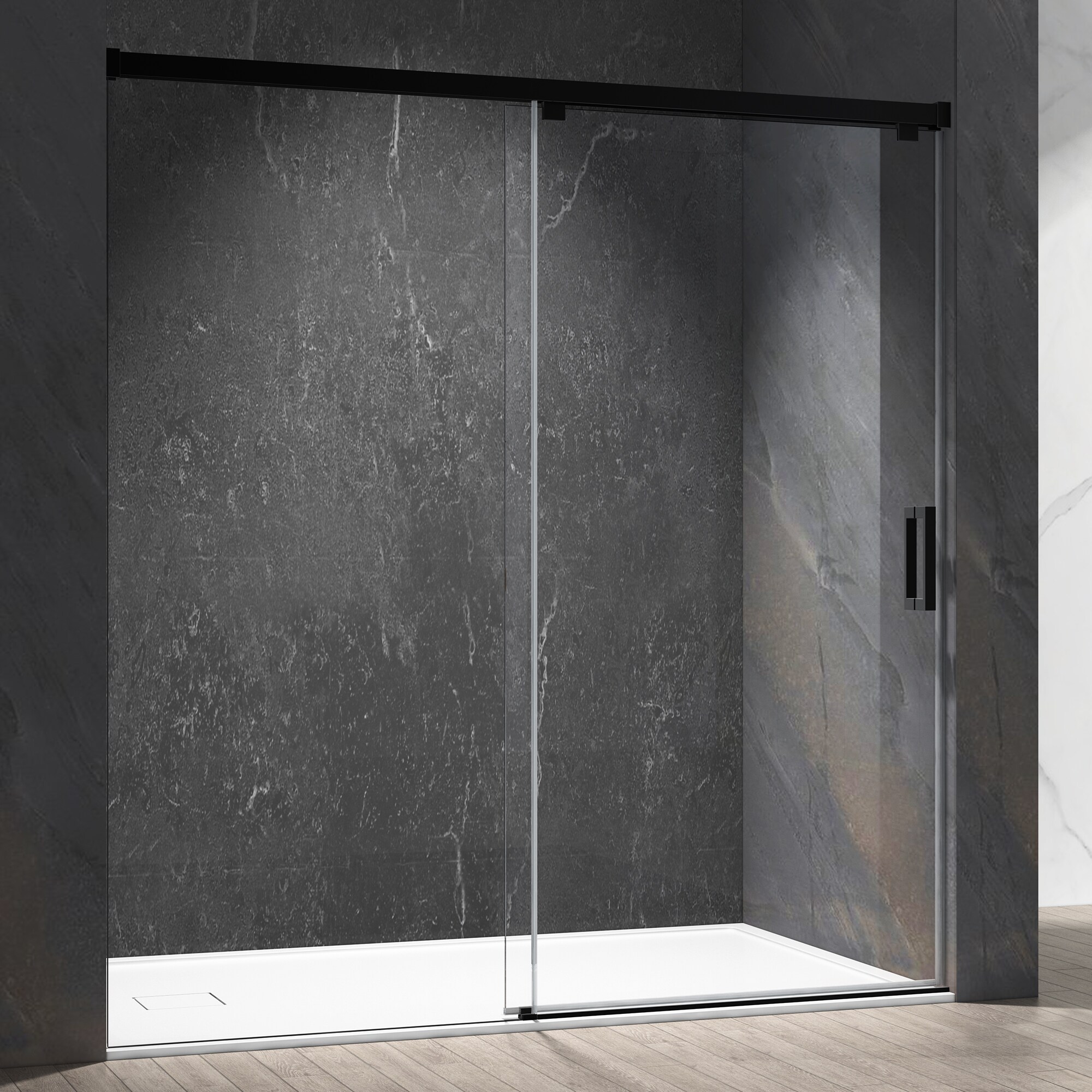 WELLFOR CV-SS11-4876BL Shower-Doors - View #2