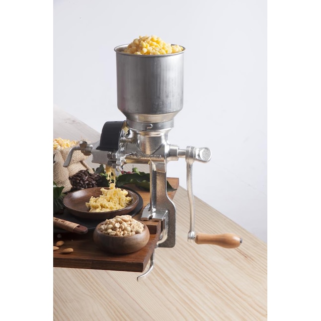 Victoria Commercial Grade Manual Grain Grinder with High Hopper - Table Clamp