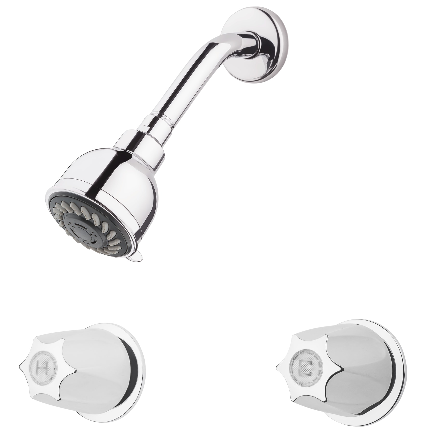 Pfister LG07-3120 Polished Chrome 2-handle Multi-function 2.875-in Round Shower Faucet with Valve