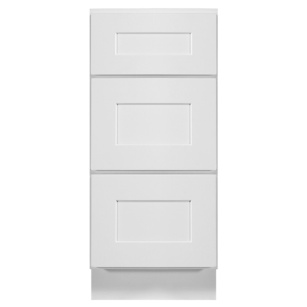 24 Boost 3 Drawer Base Cabinet White - Room & Joy