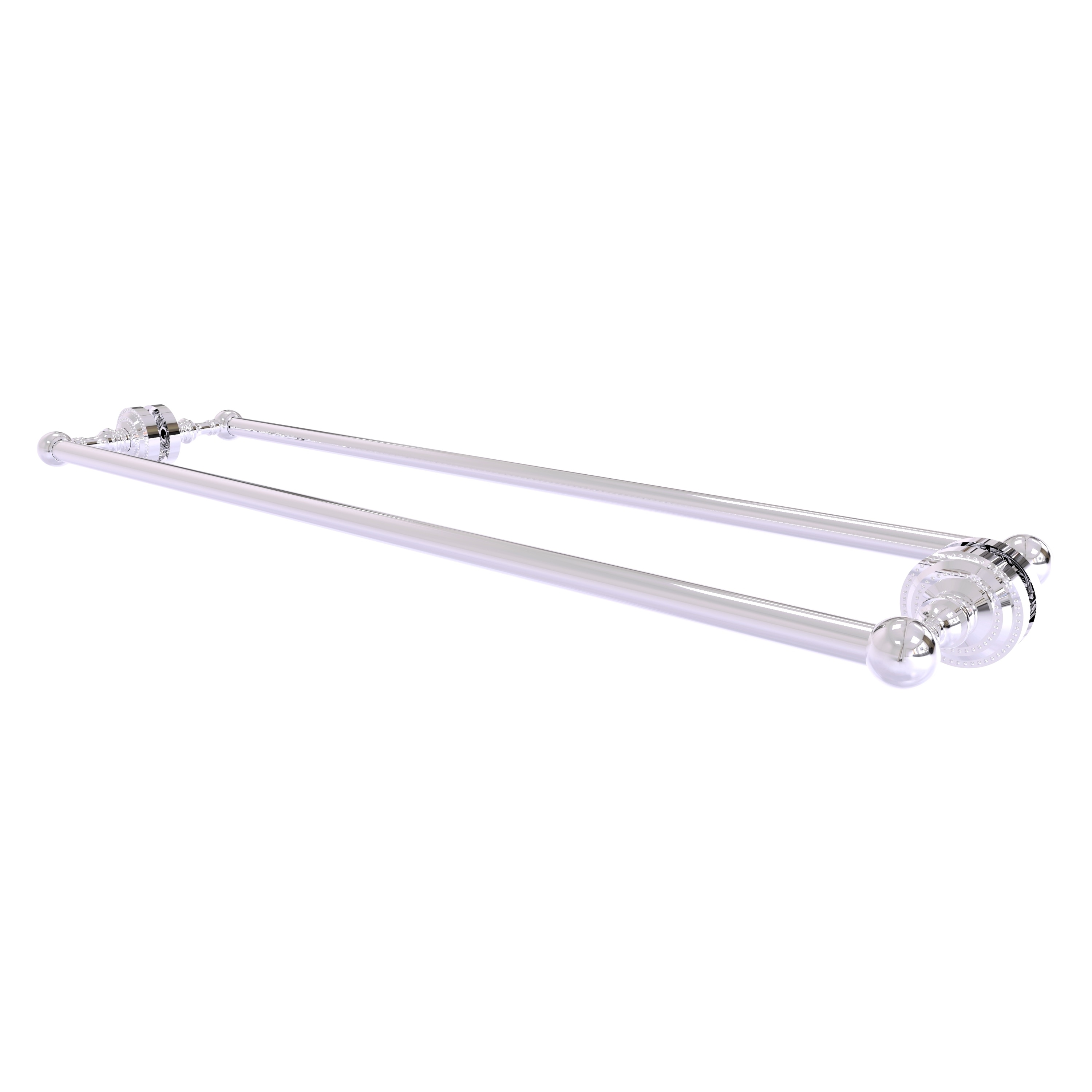 Allied Brass DT-41-BB-30-PC Dottingham 30-in double Polished Chrome Wall mount Double Towel Bar
