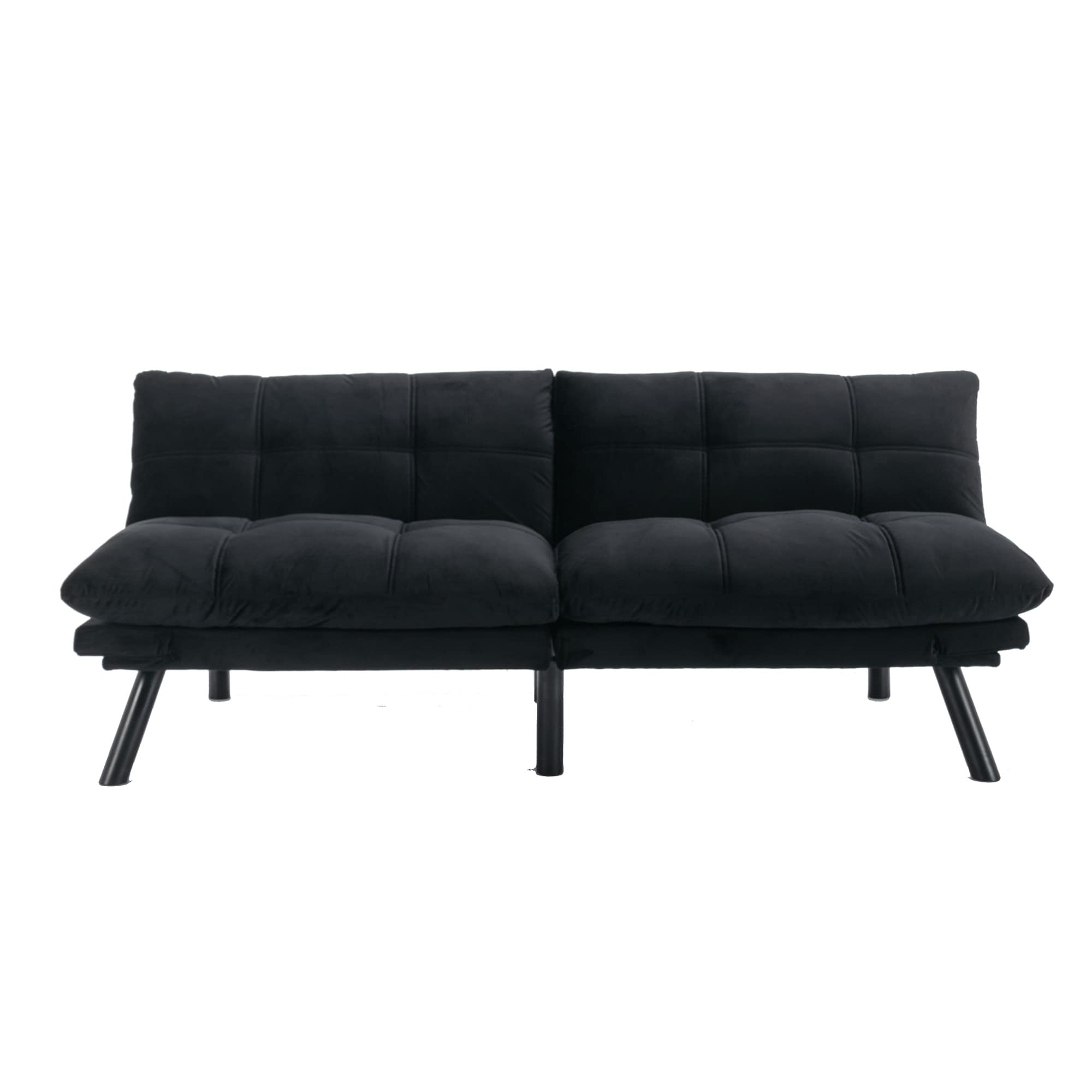 SINOFURN SYD590001BK Black Contemporary/Modern Polyester Sofa bed