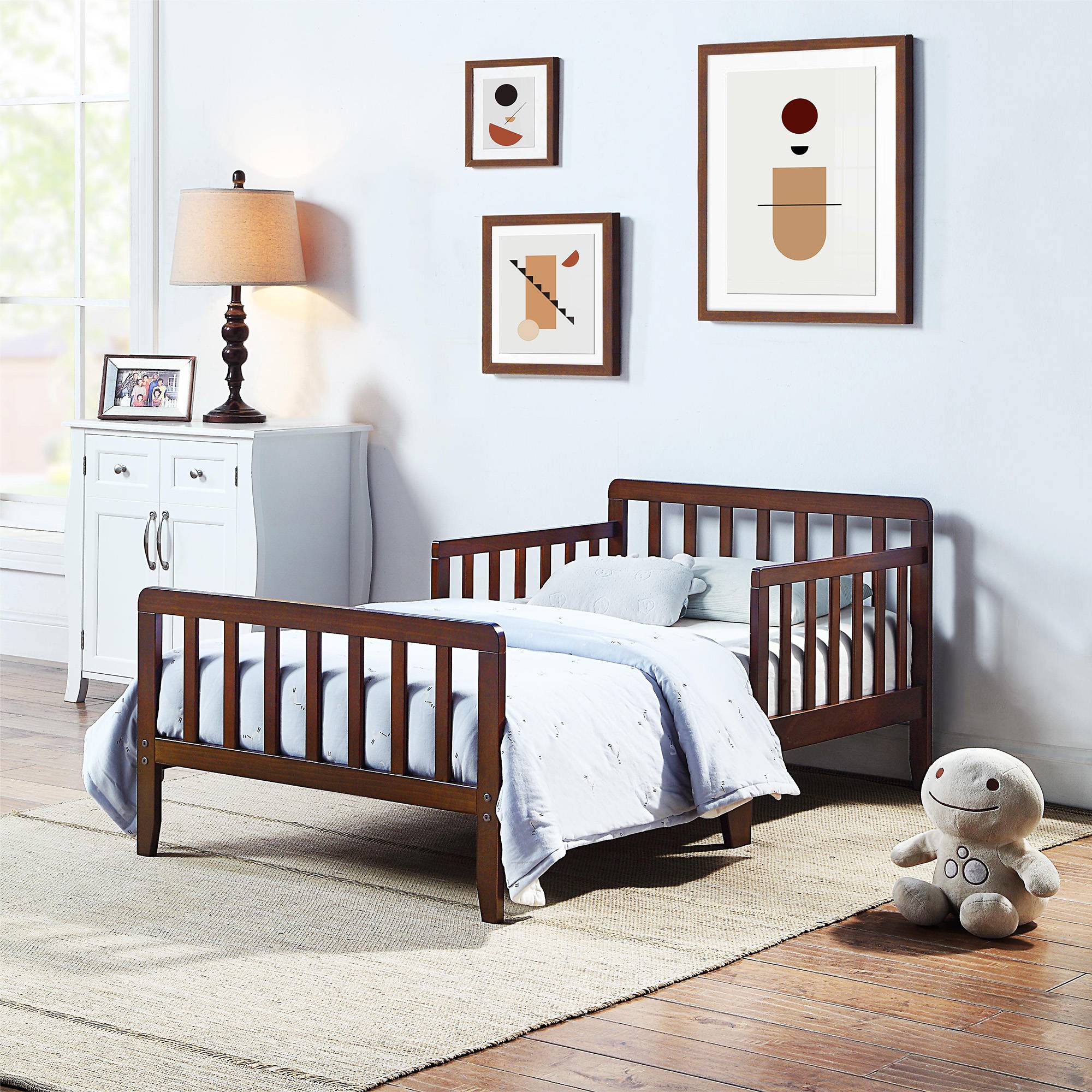 Yiekholo YLL-0743AAL Walnut Walnut Toddler Bed