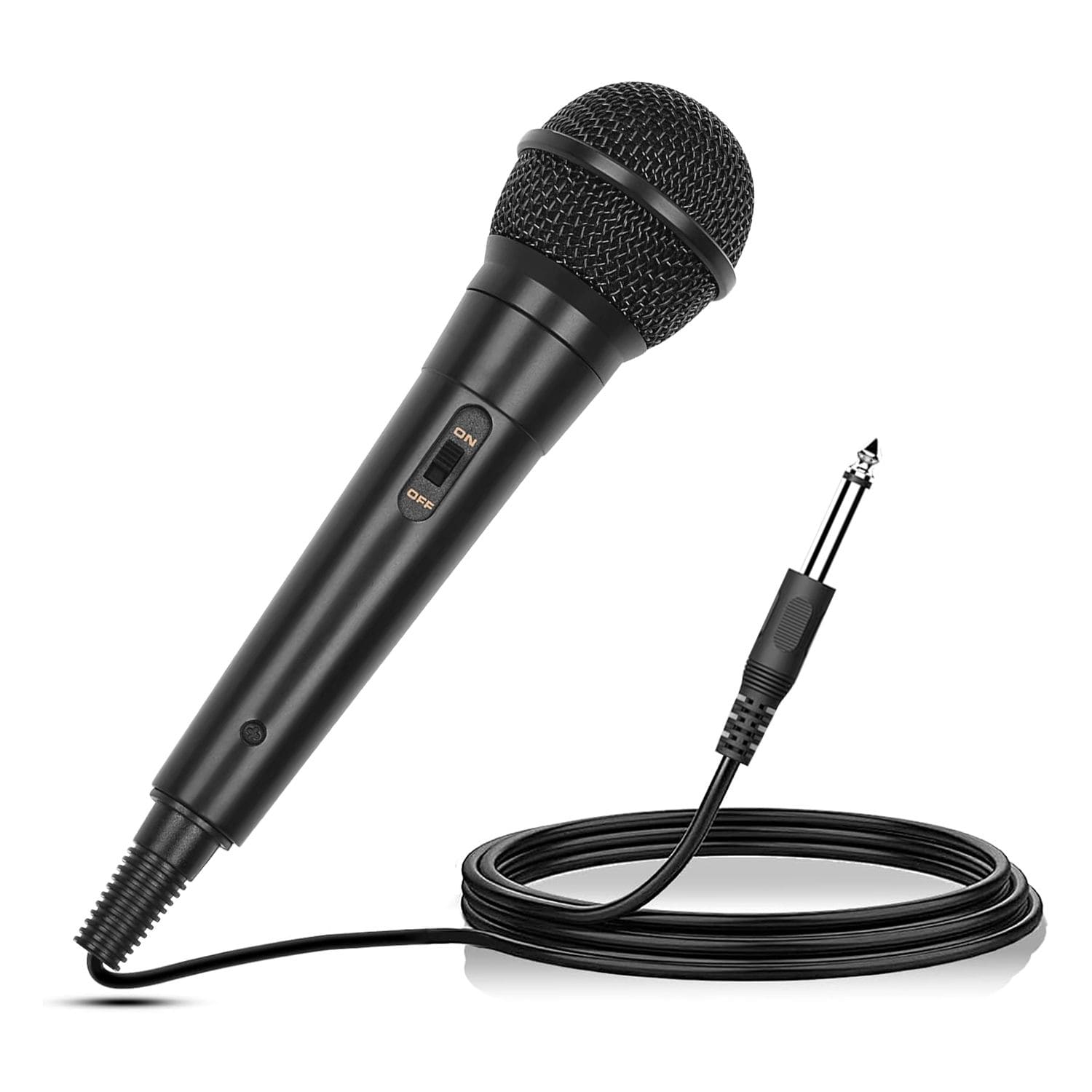 TATAHANCE Handheld Wired Microphone 5 -Watt Indoor Party Speaker in Black 1 Speaker Set #LYSDBEGC182