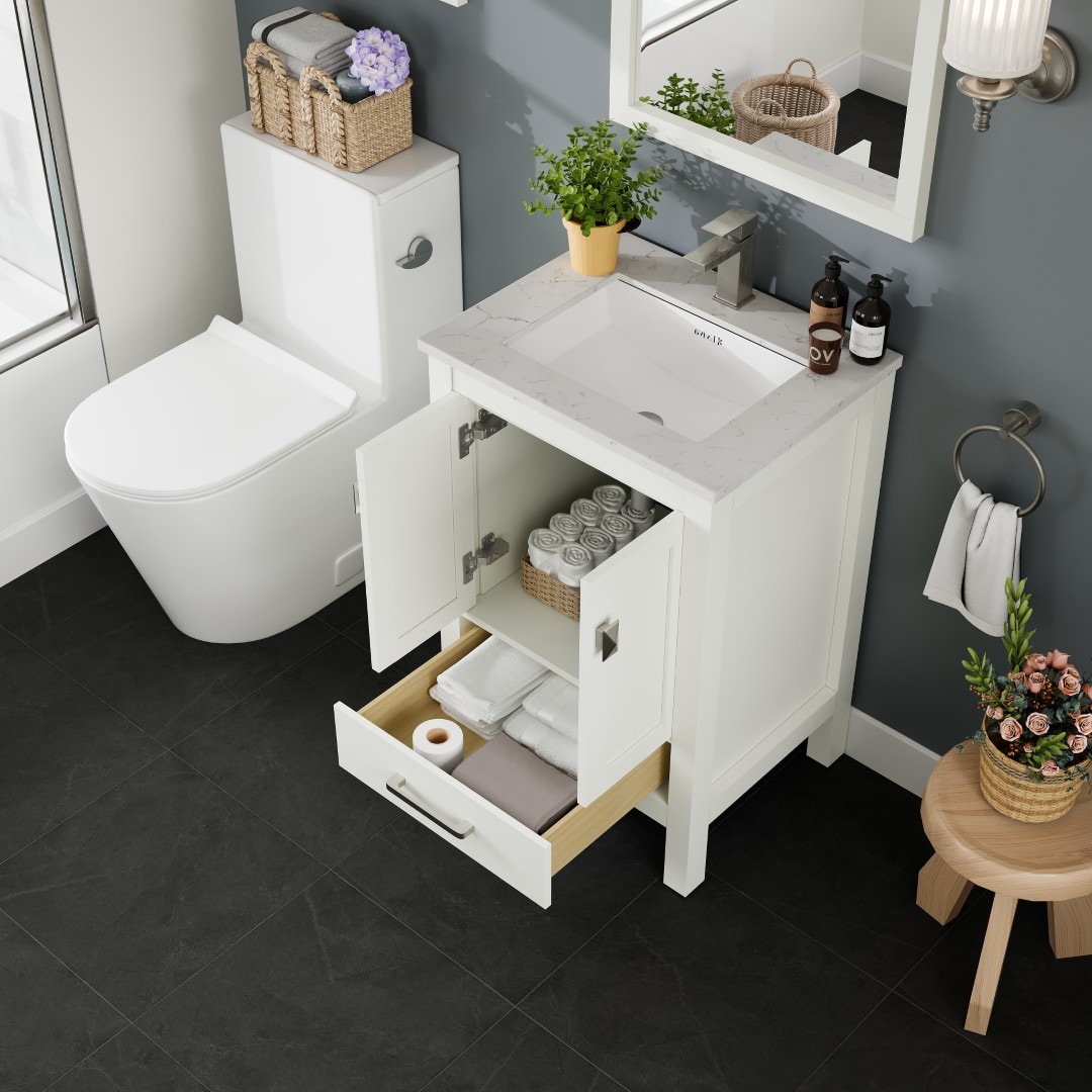 Eviva TVN414-24X18WH Bath-Vanity-Combo - View #4