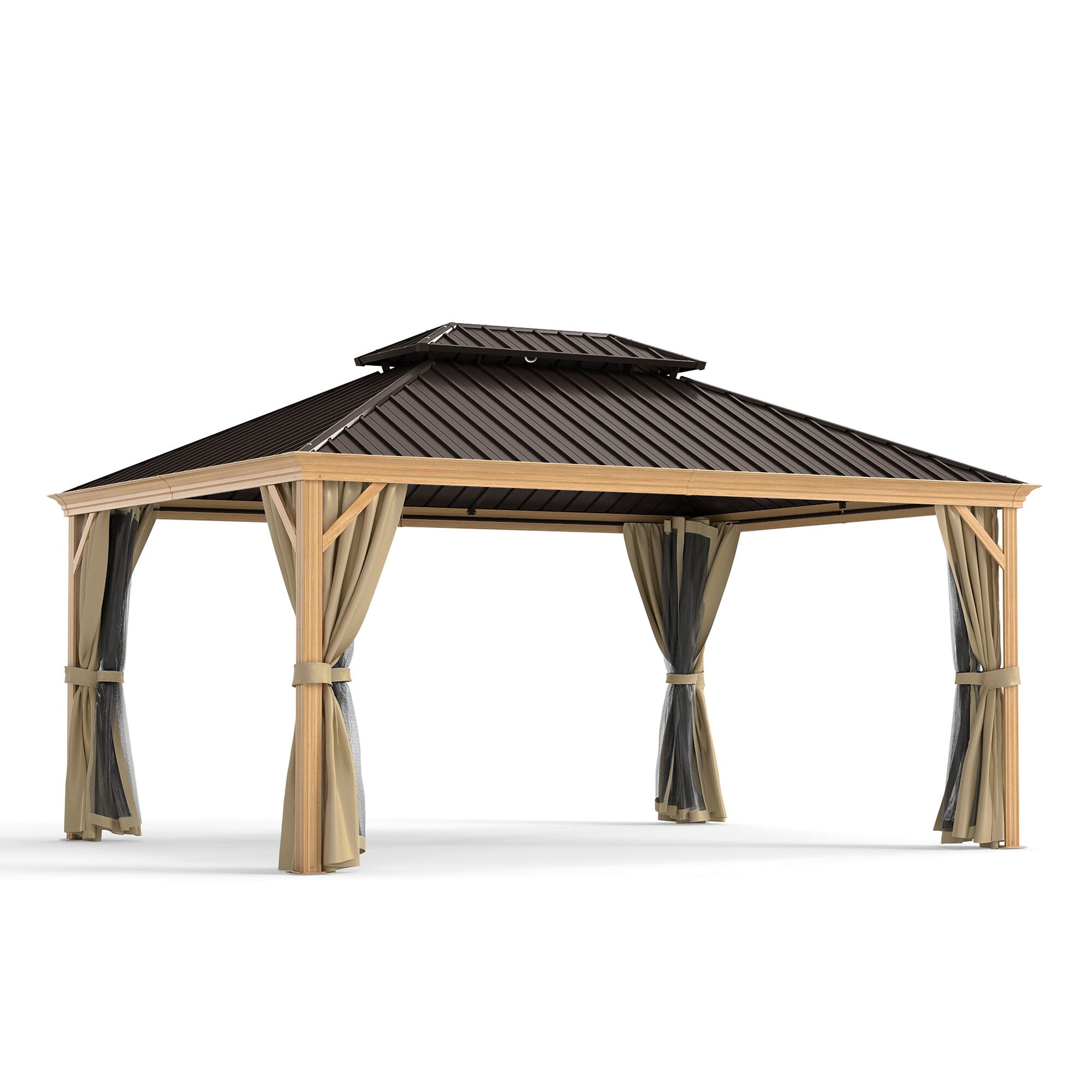  CP-ZPTPSR1216-M-WL2 Wood-Resin-Gazebos - View #8