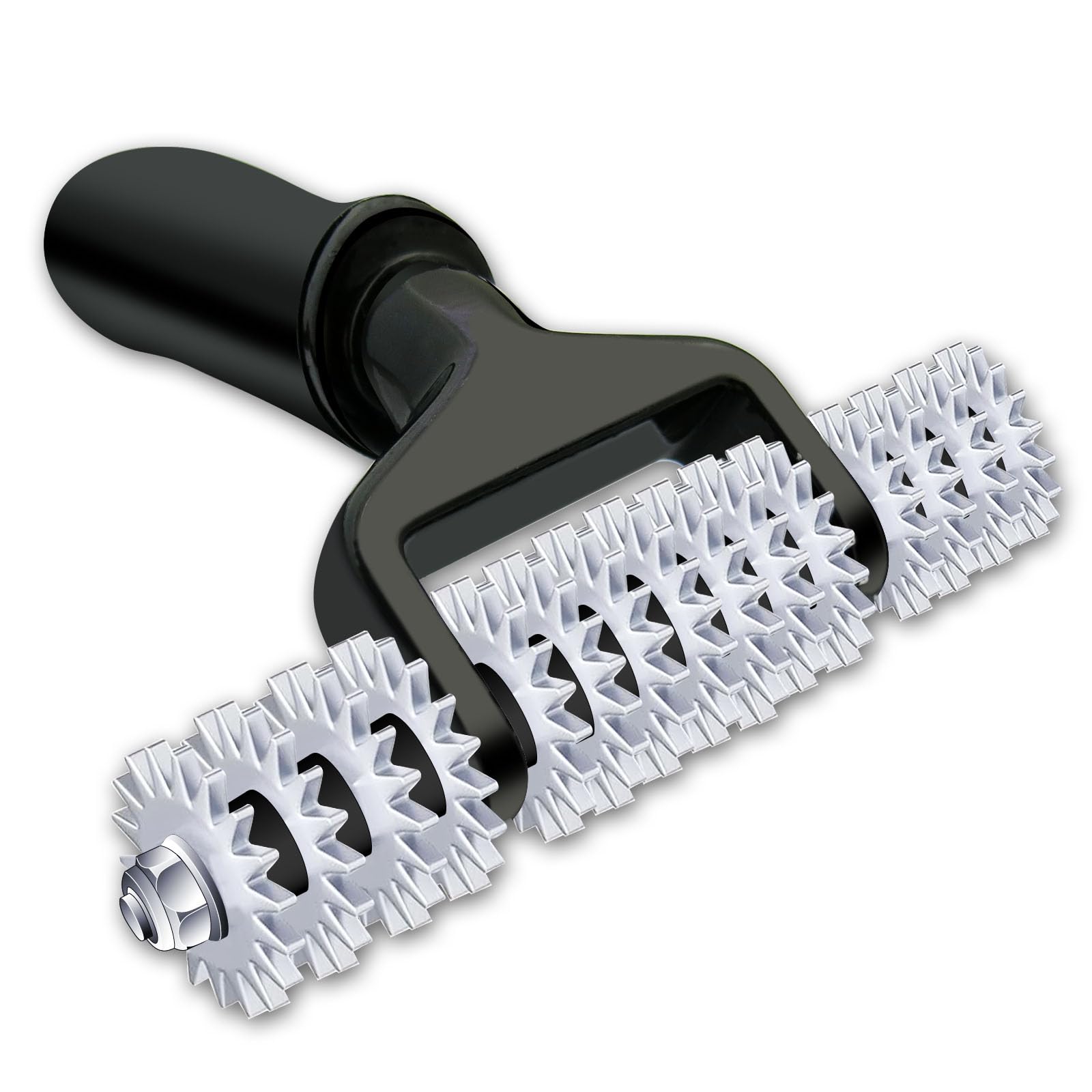 Etokfoks  carpet seam roller with approximate 5 71 inch wide head and 15 gears for loop pile carpet seaming installation in hotels homes and