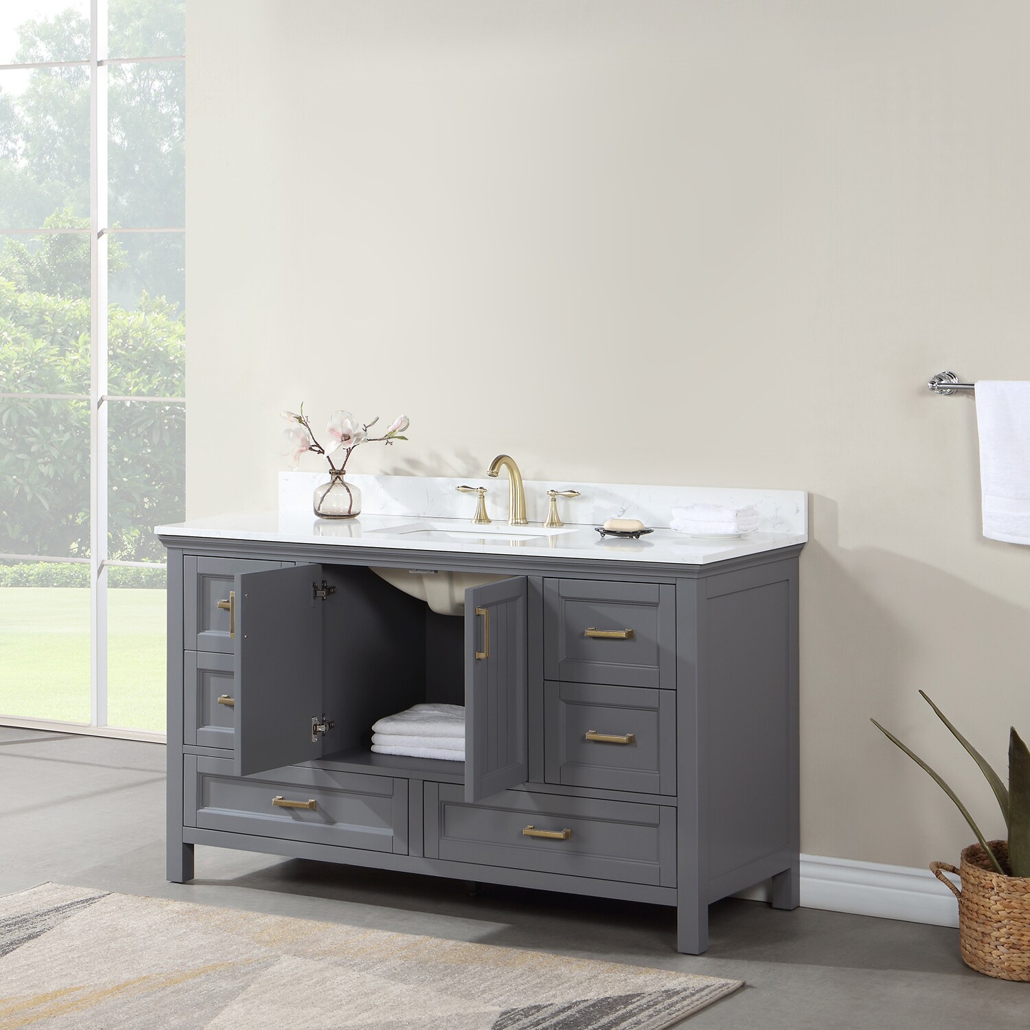Altair 538060S-GR-AW-NM Bath-Vanity-Combo - View #10