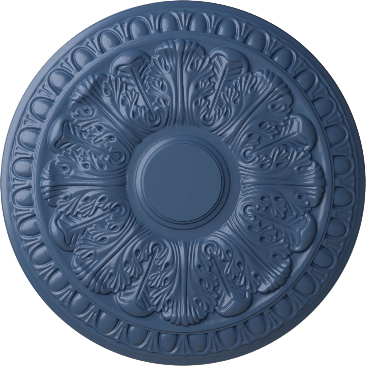 Ekena Millwork CM15CNAMF Colton 15.75-in W x 15.75-in L Painted Americana Polyurethane Whole Ceiling Medallion