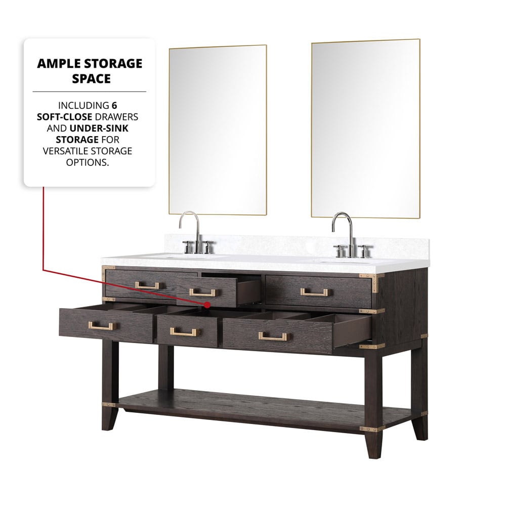 Lexora LVGR60DK201 Bath-Vanity-Combo - View #9