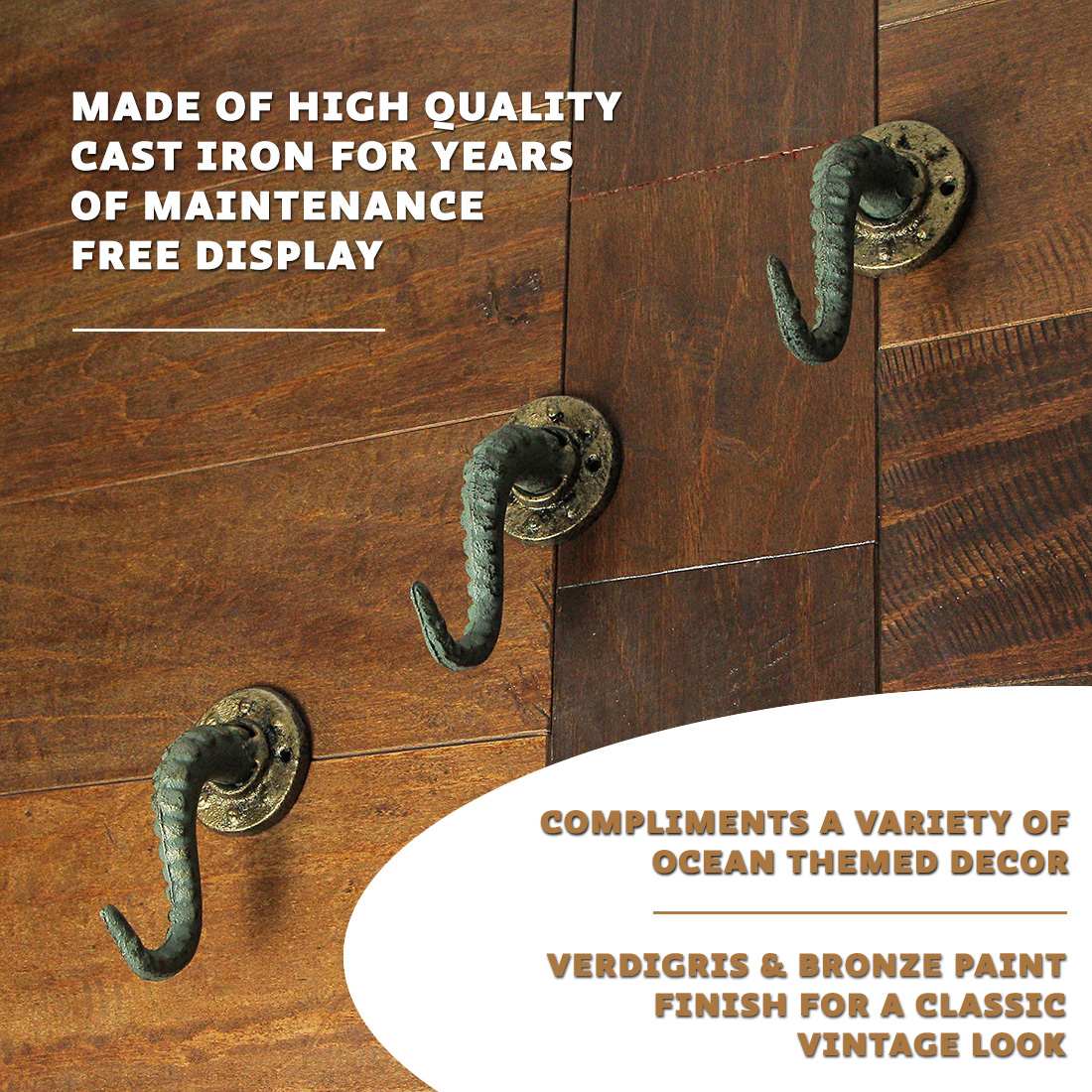 Zeckos ZKO-99397 Decorative-Wall-Hooks - View #2