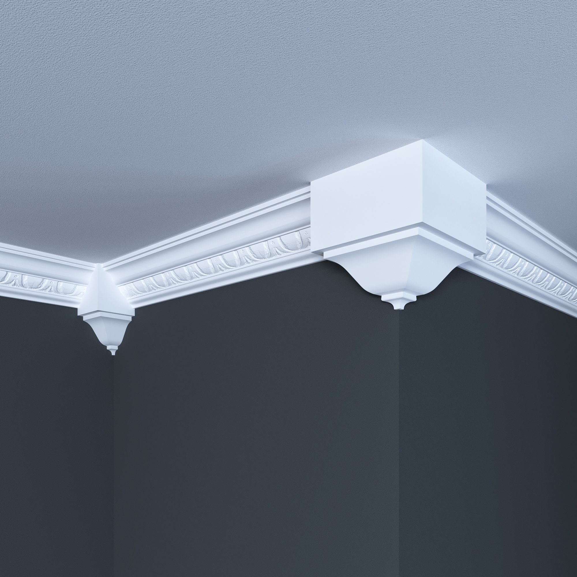 Ornamental Mouldings EV1897O/SWHW Moulding-Blocks - View #3