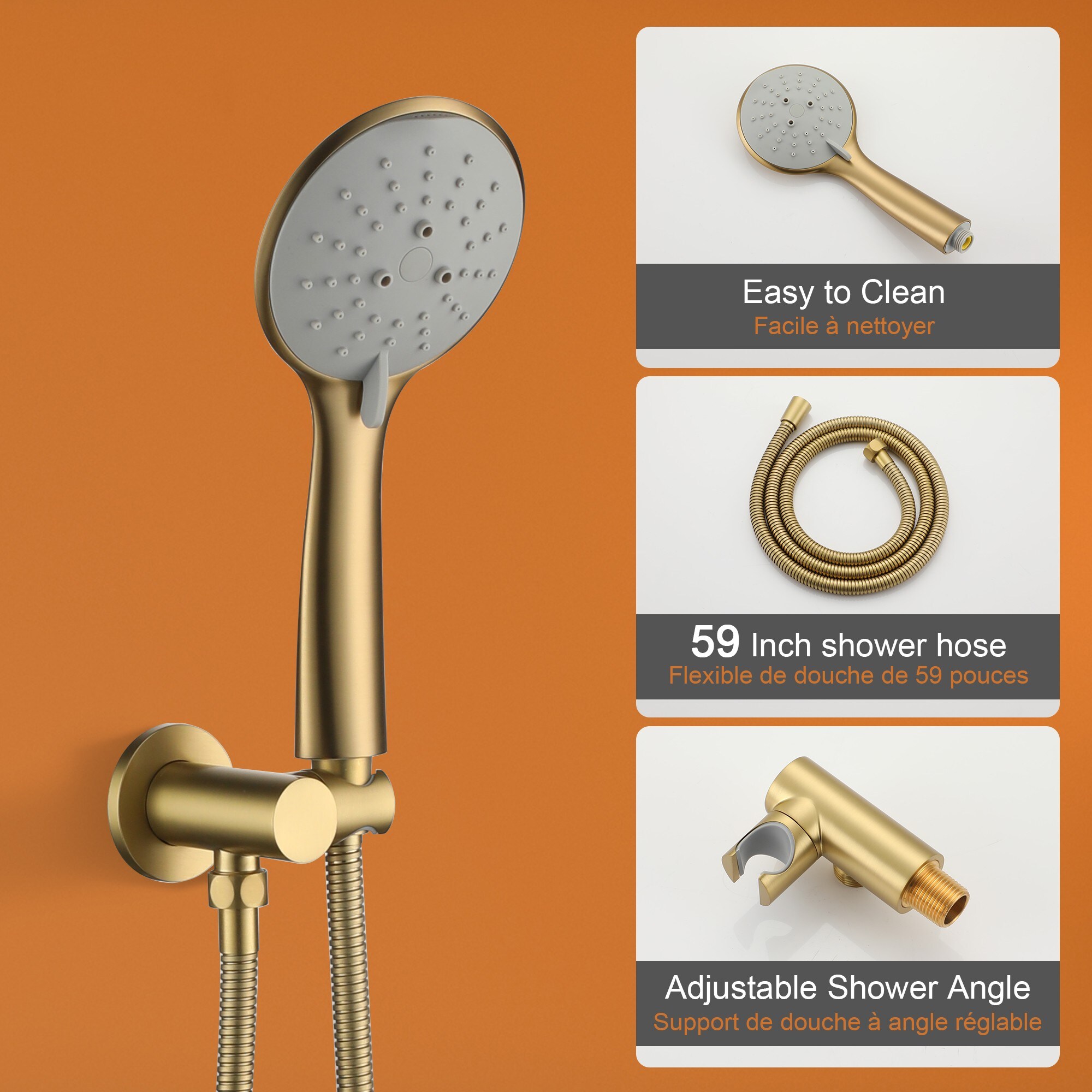 CASAINC WF-DB96102H-10 Showerhead-Bar-Panels - View #4