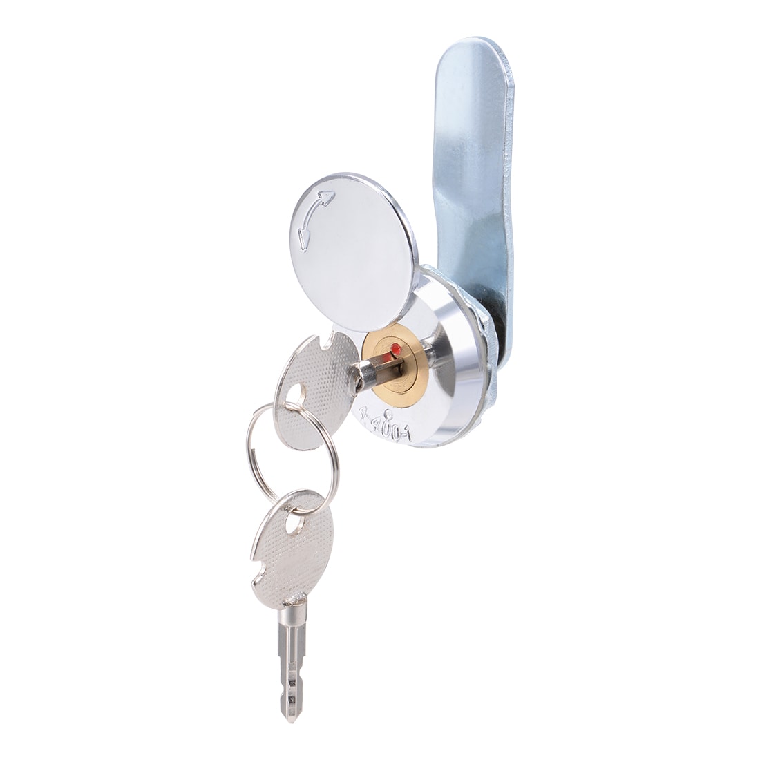 Unique Bargains - Drawer Cabinet Cam Lock 1/2inch Cylinder Length Fits on 1/4inch Max Panel Thick...