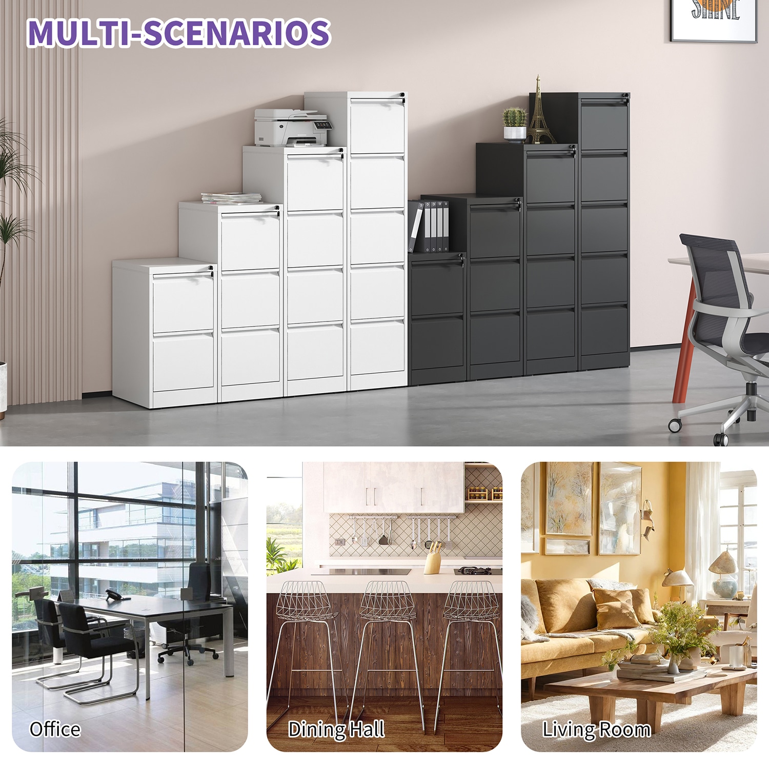GZMR SL-AD8676-LC Filing-Cabinets - View #8