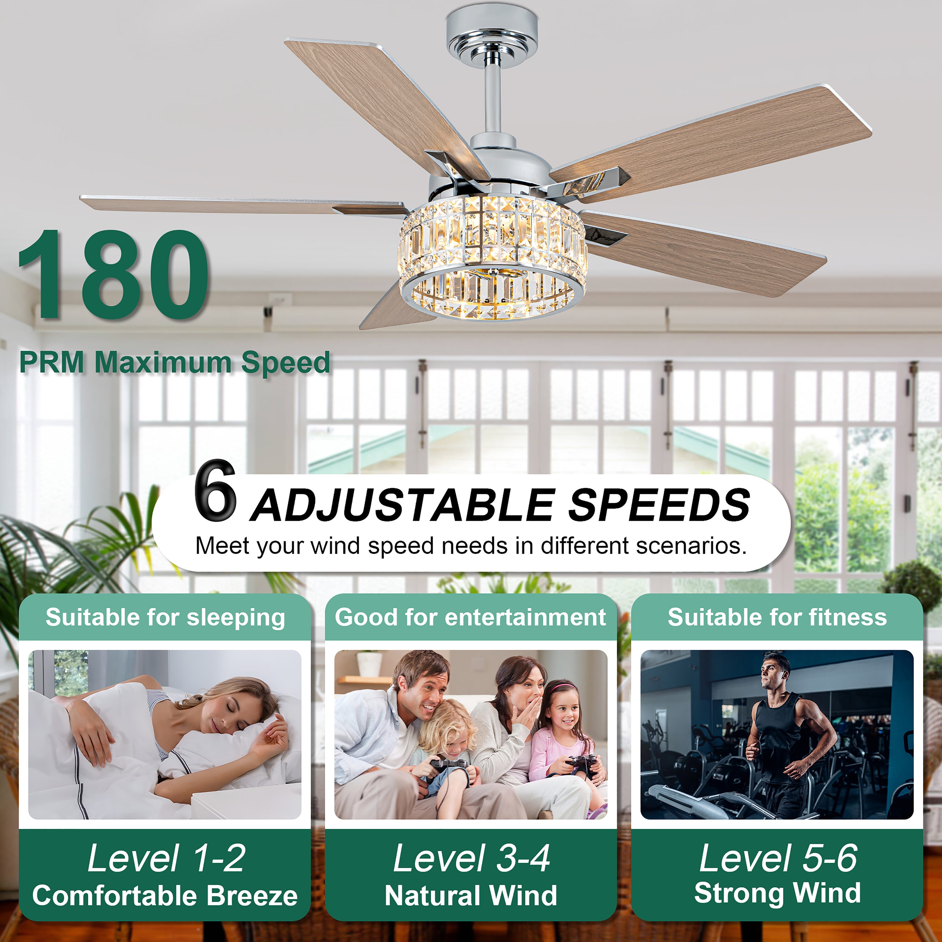 Cusp Barn CS52P27MD Ceiling-Fans - View #5