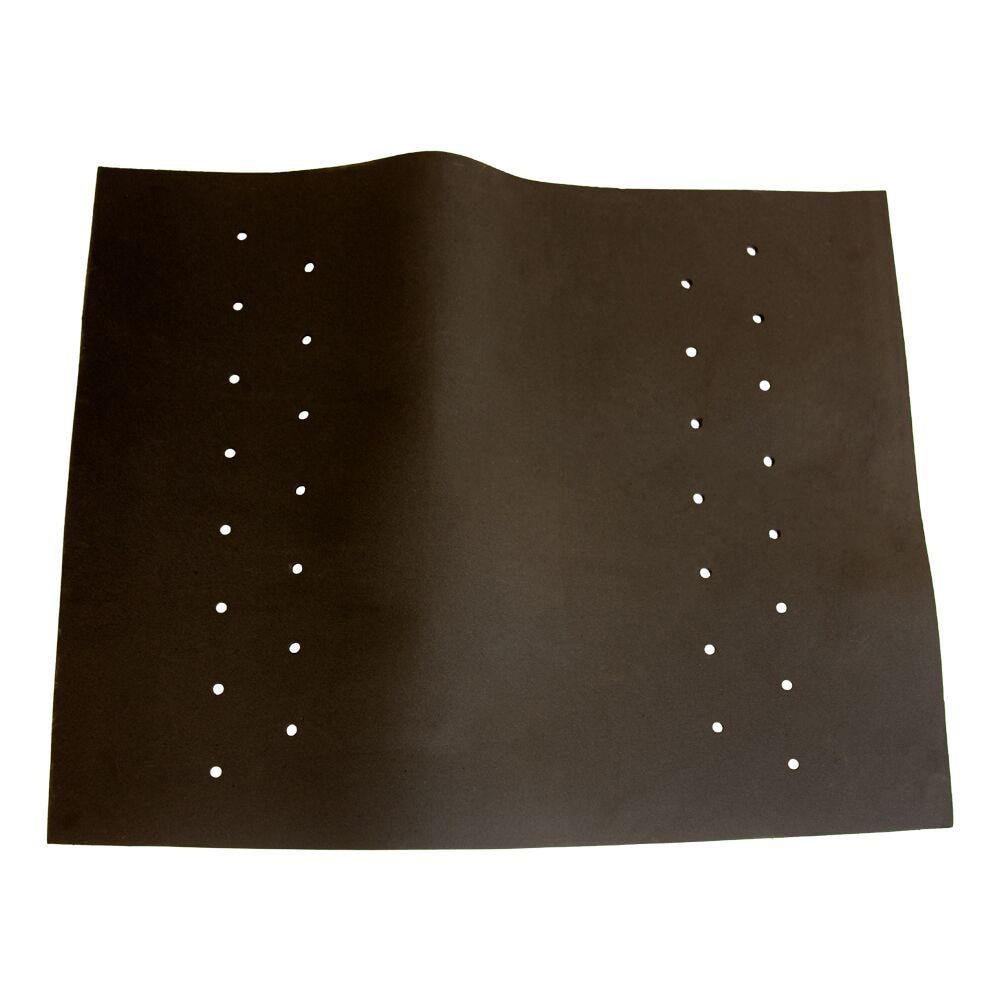 Guardian Fall Protection 00359 Large Black Roof Anchor with Rubber Gasket - Safety Accessory