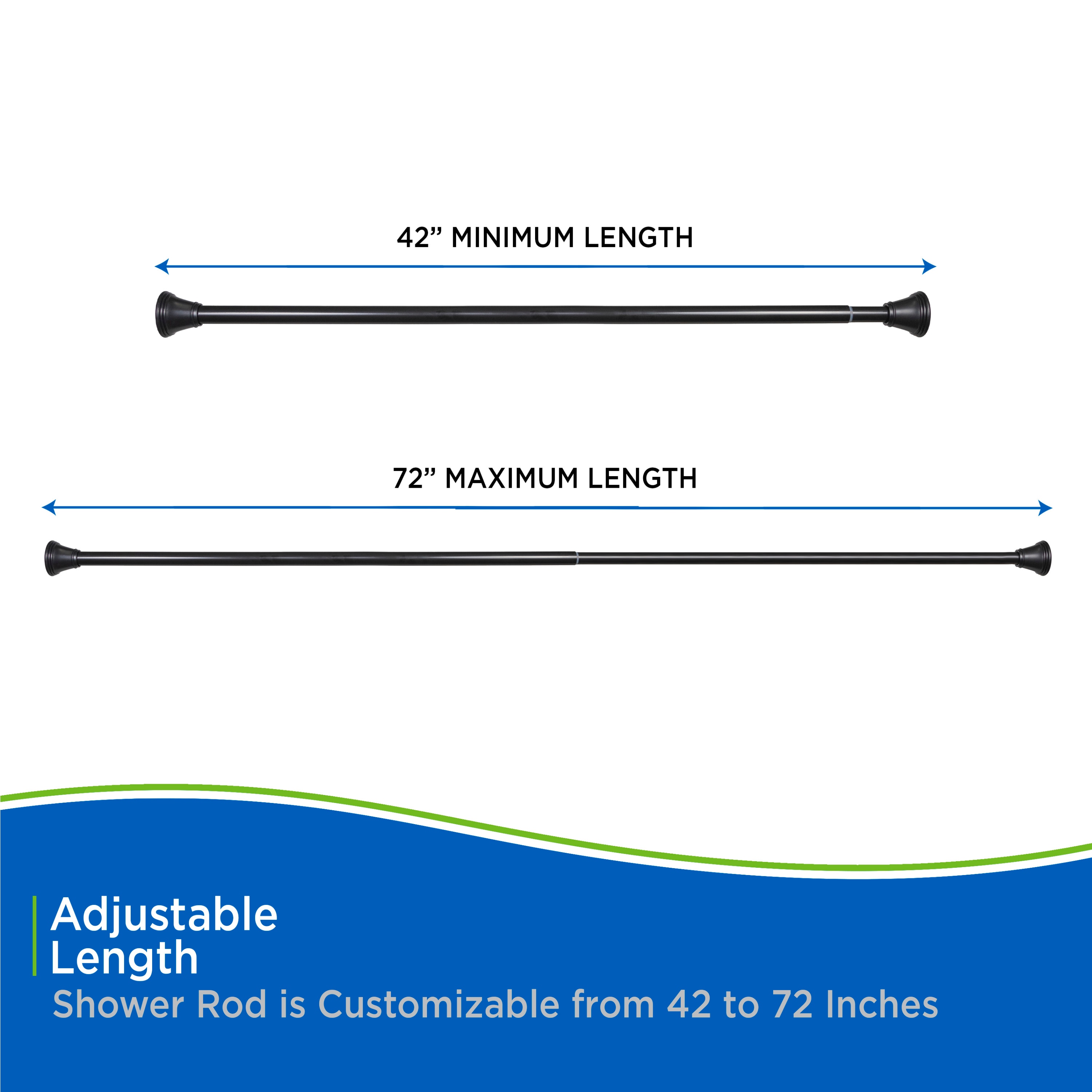 Kenney AZ909C/5USREM Shower-Rods - View #3