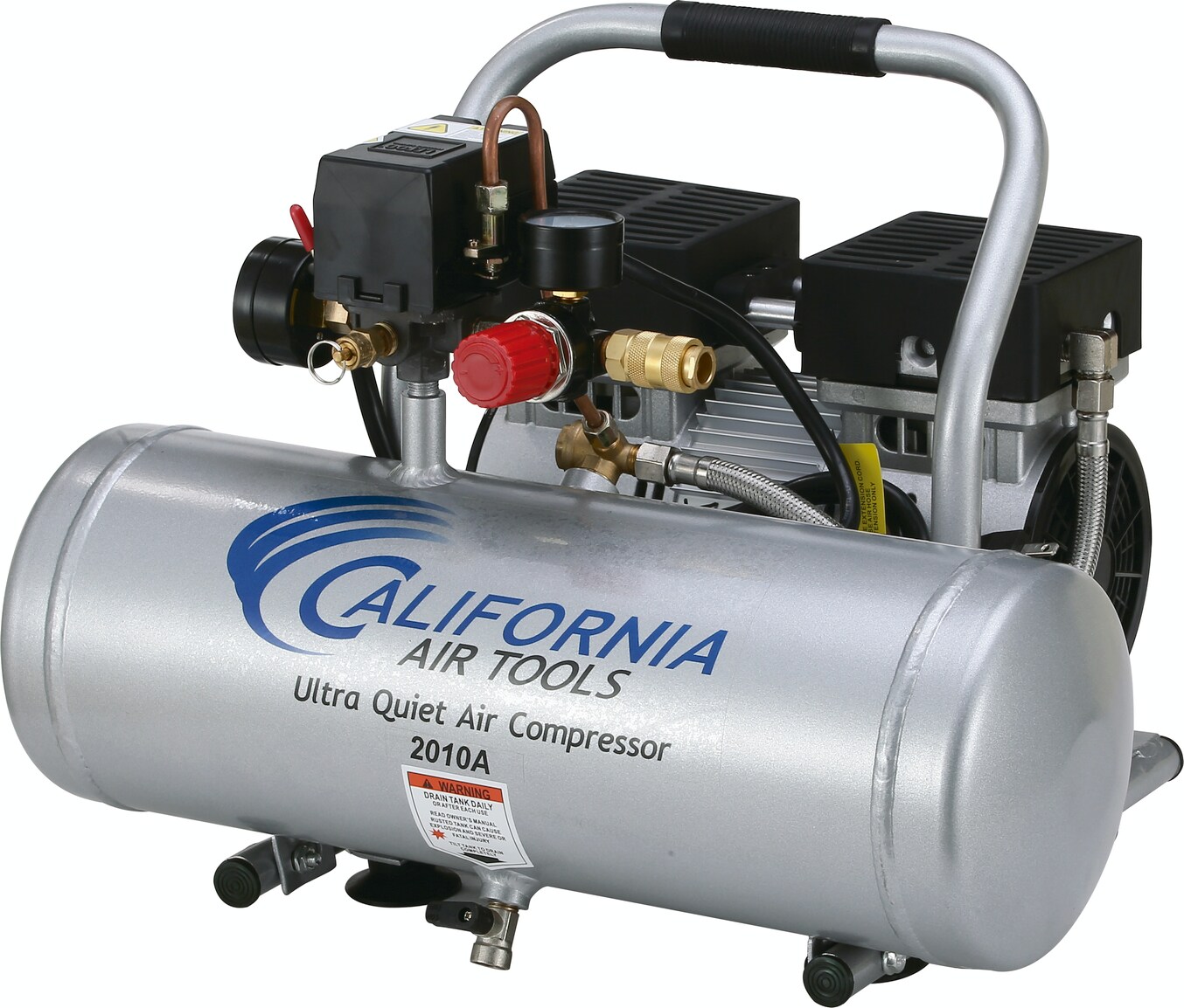 California Air Tools 2-Gallons Single Stage Corded Electric Horizontal Air Compressor | CAT-2010A