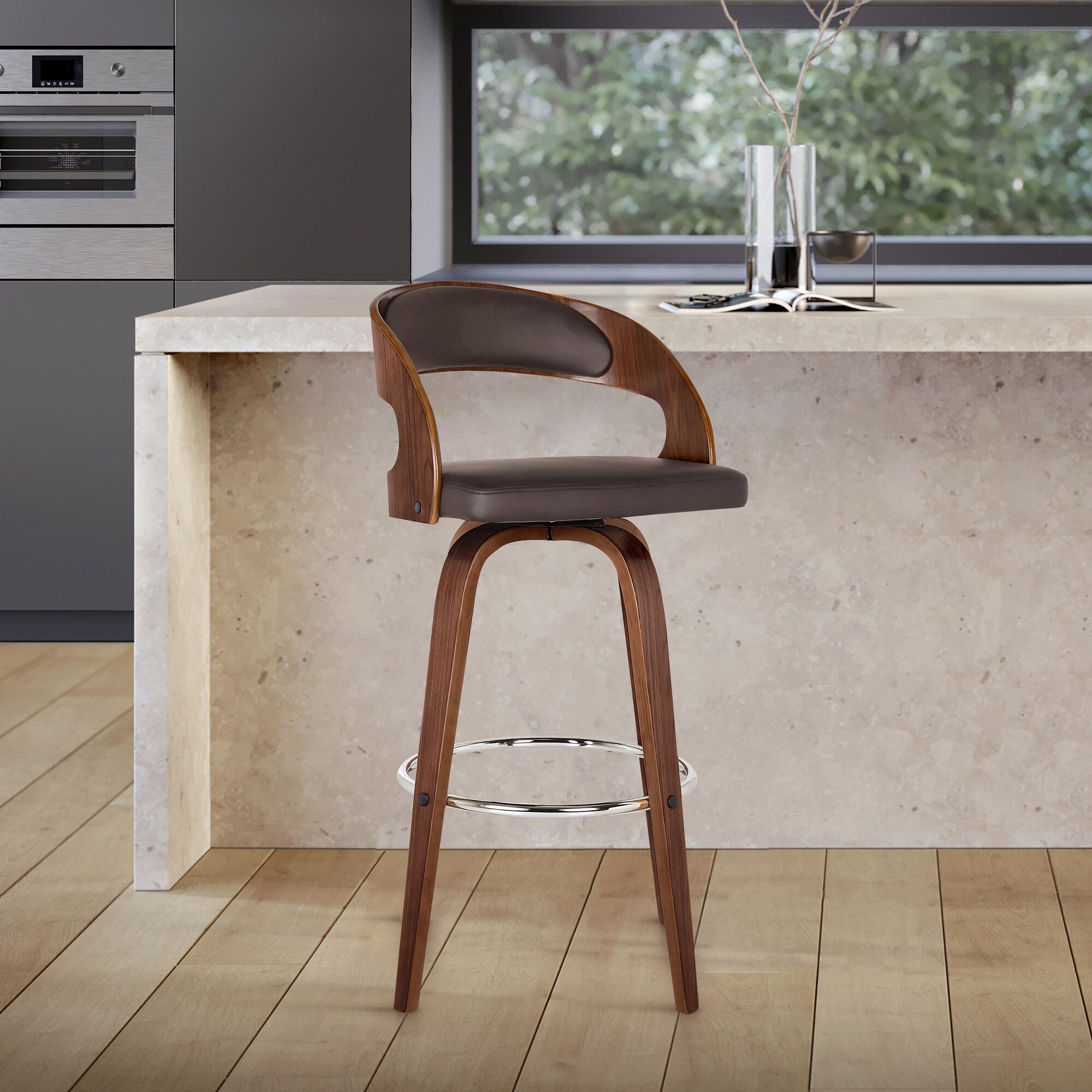 Armen Living LCSHBABRWA26 stools - View #8
