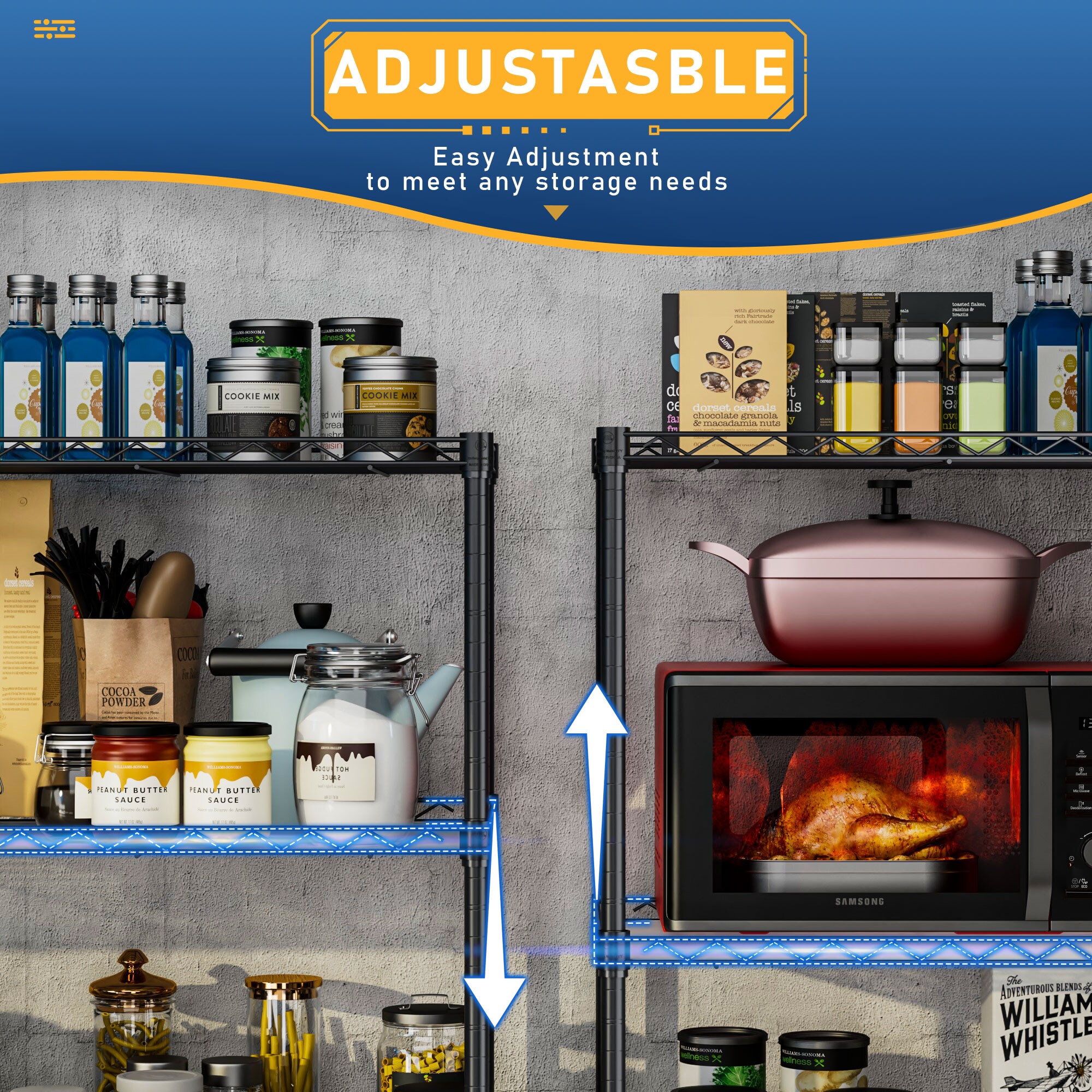 Kahomvis LIKE-QPS4-998 Free-Standing-Shelving - View #6