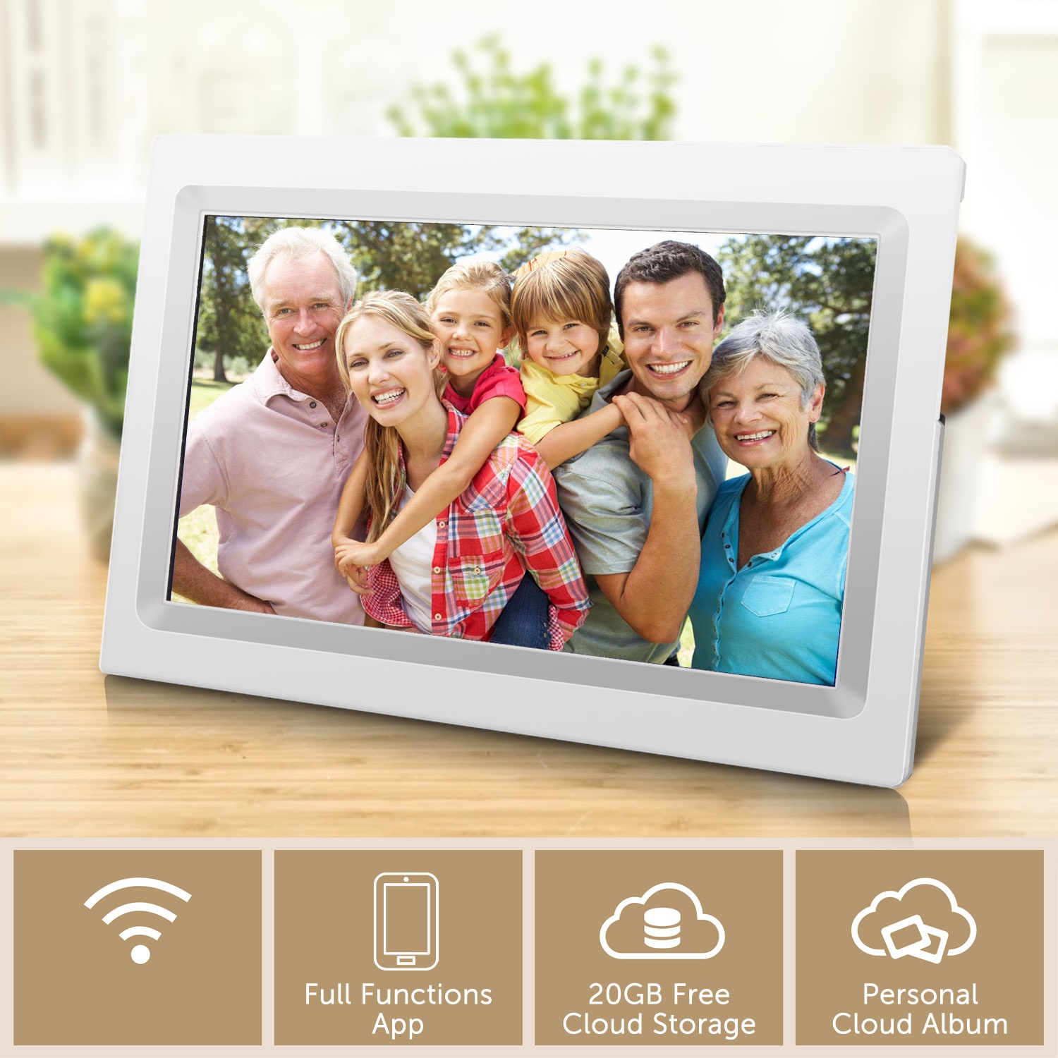 Alpha Digital KS1016 WHT Picture-Frames - View #5