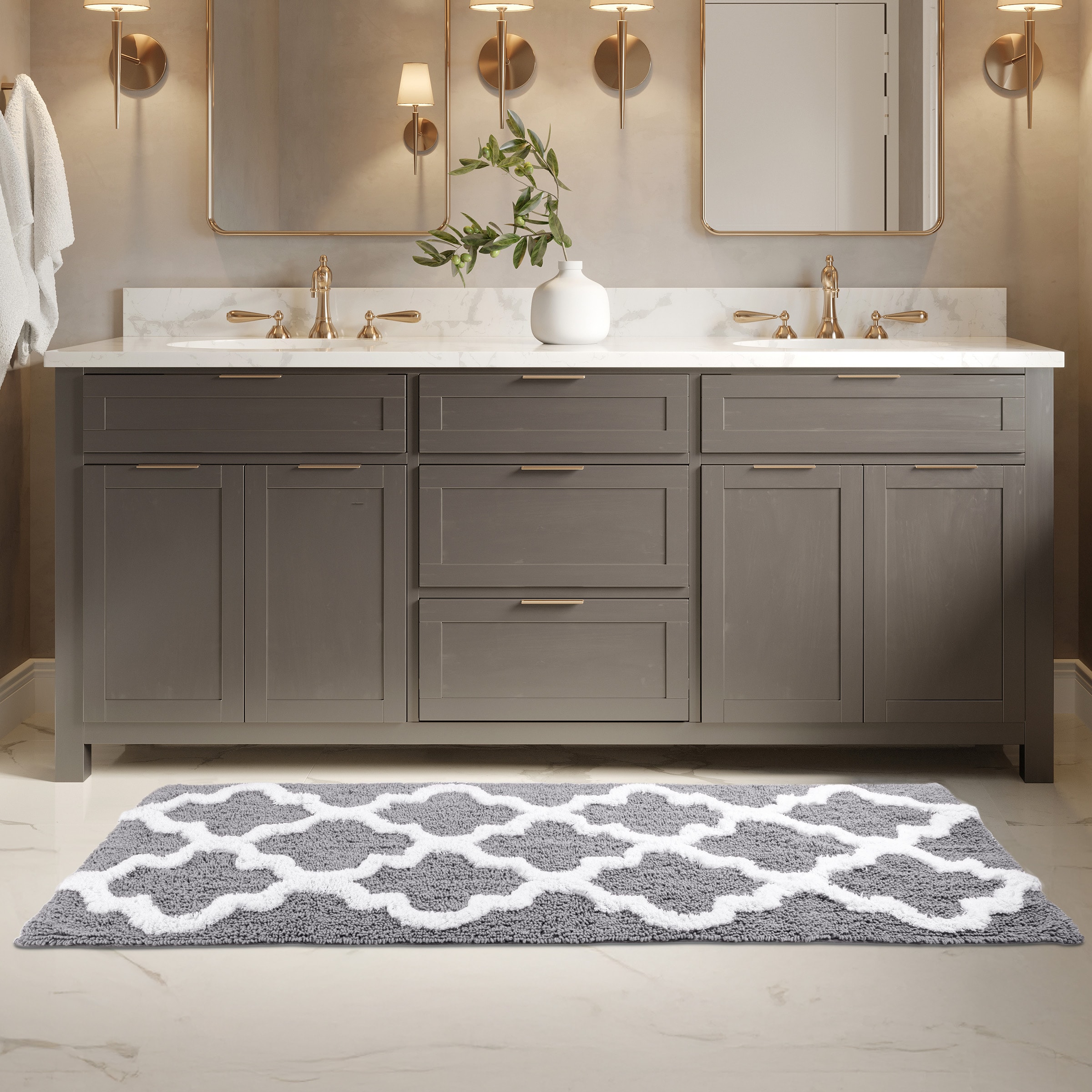 Hastings Home 230587QVY Bath-Rugs - View #4