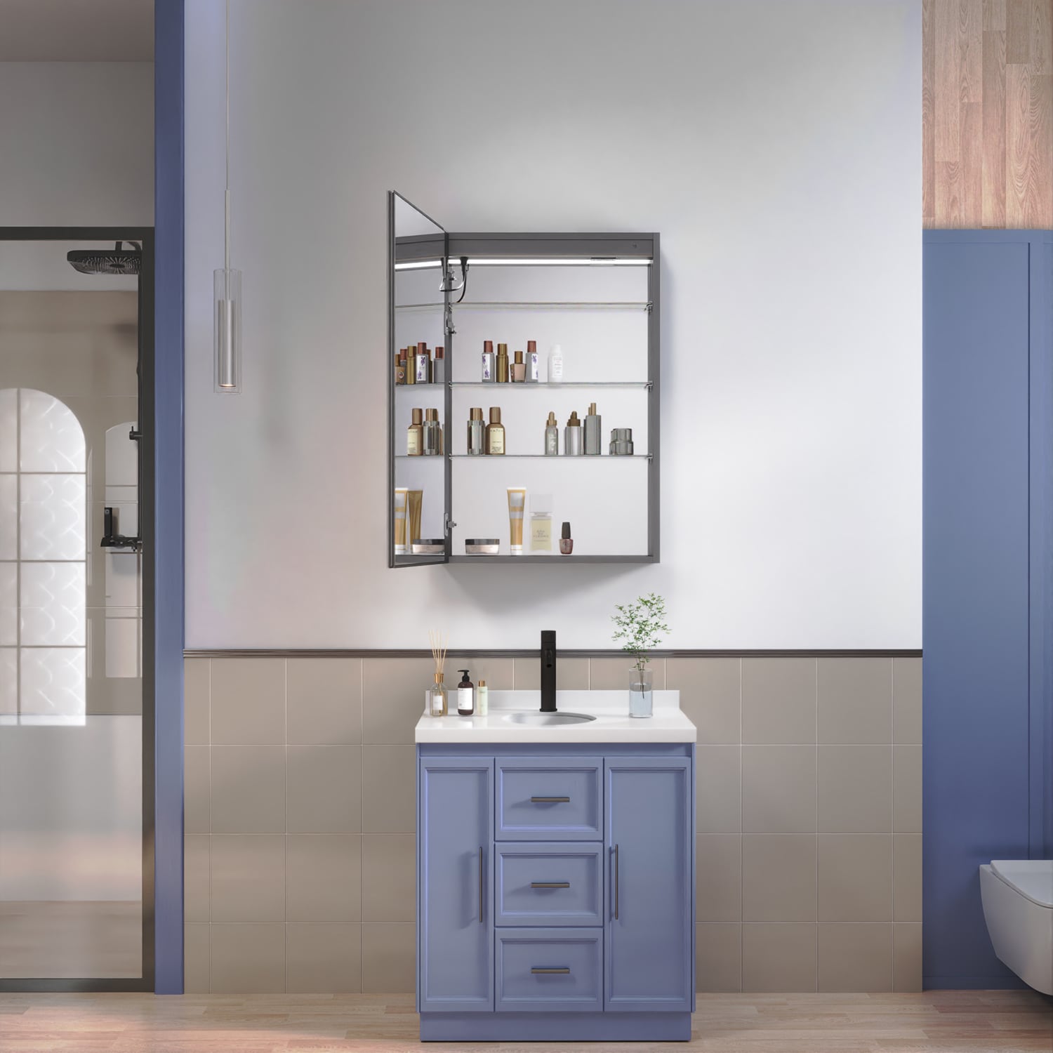 waterpar WPLO-2430L Bathroom-Medicine-Cabinets - View #19