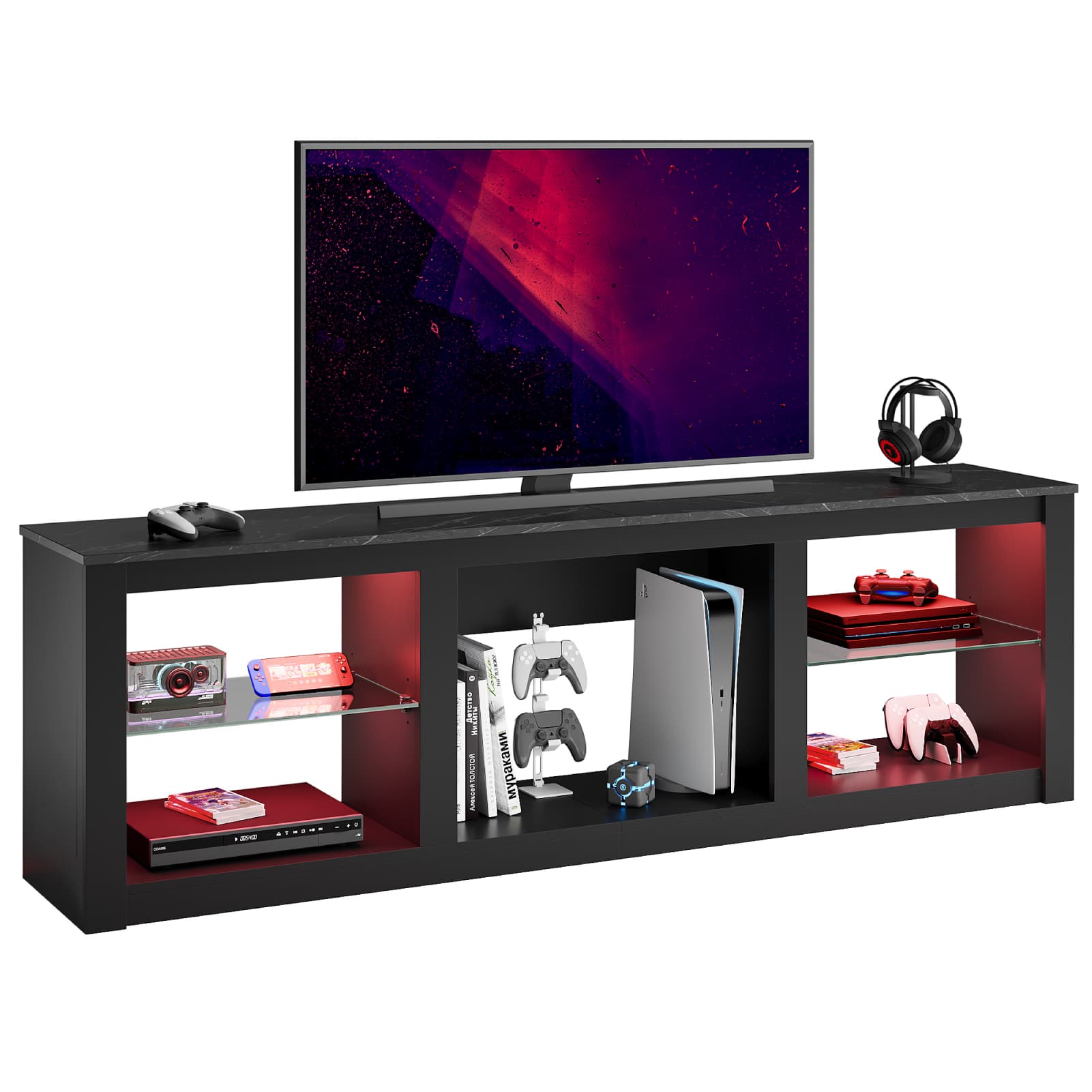 Bestier LOW-L1003180-BLKM Tv-Stands - View #5