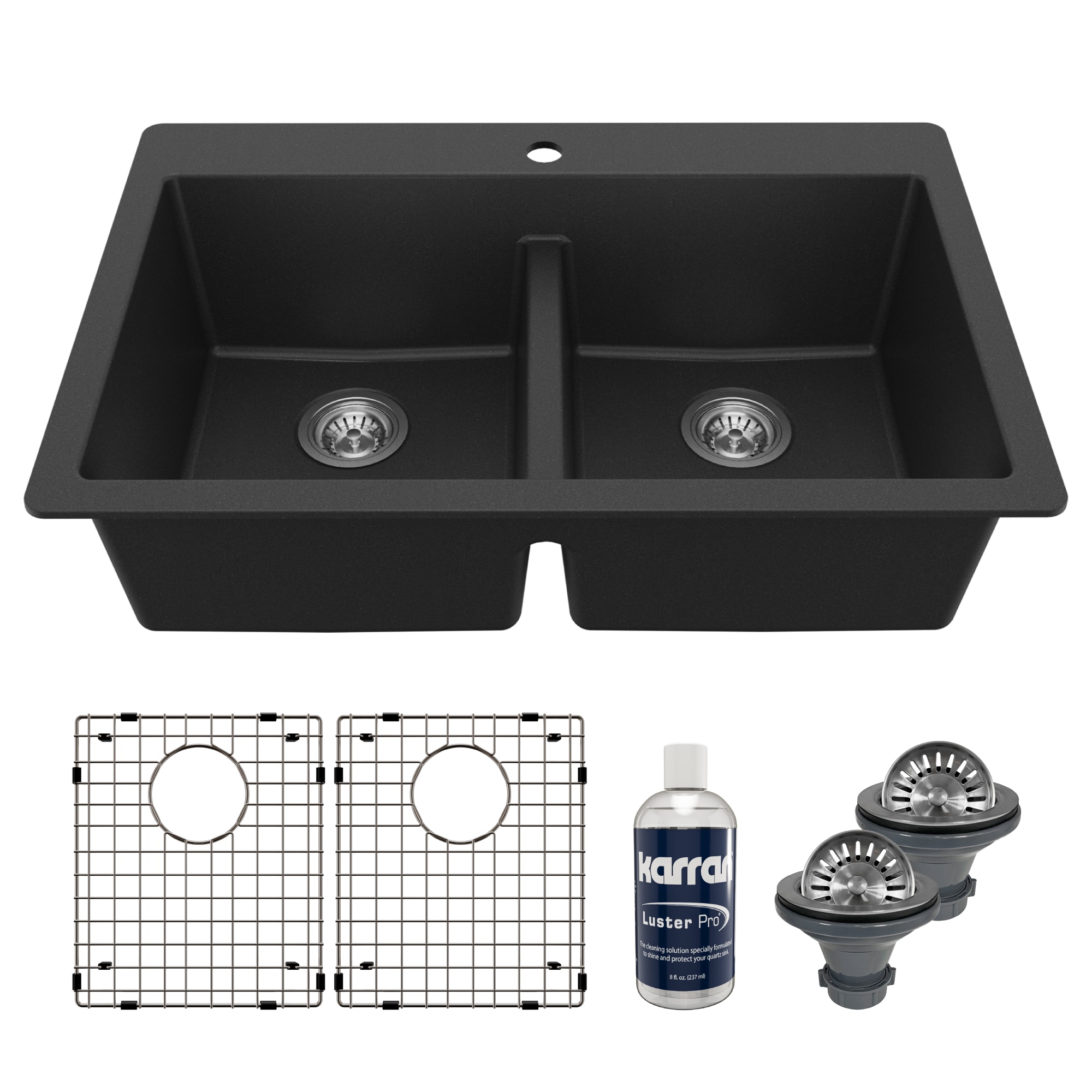 Karran QT-810-BL-PK1 Kitchen-Sinks - View #3