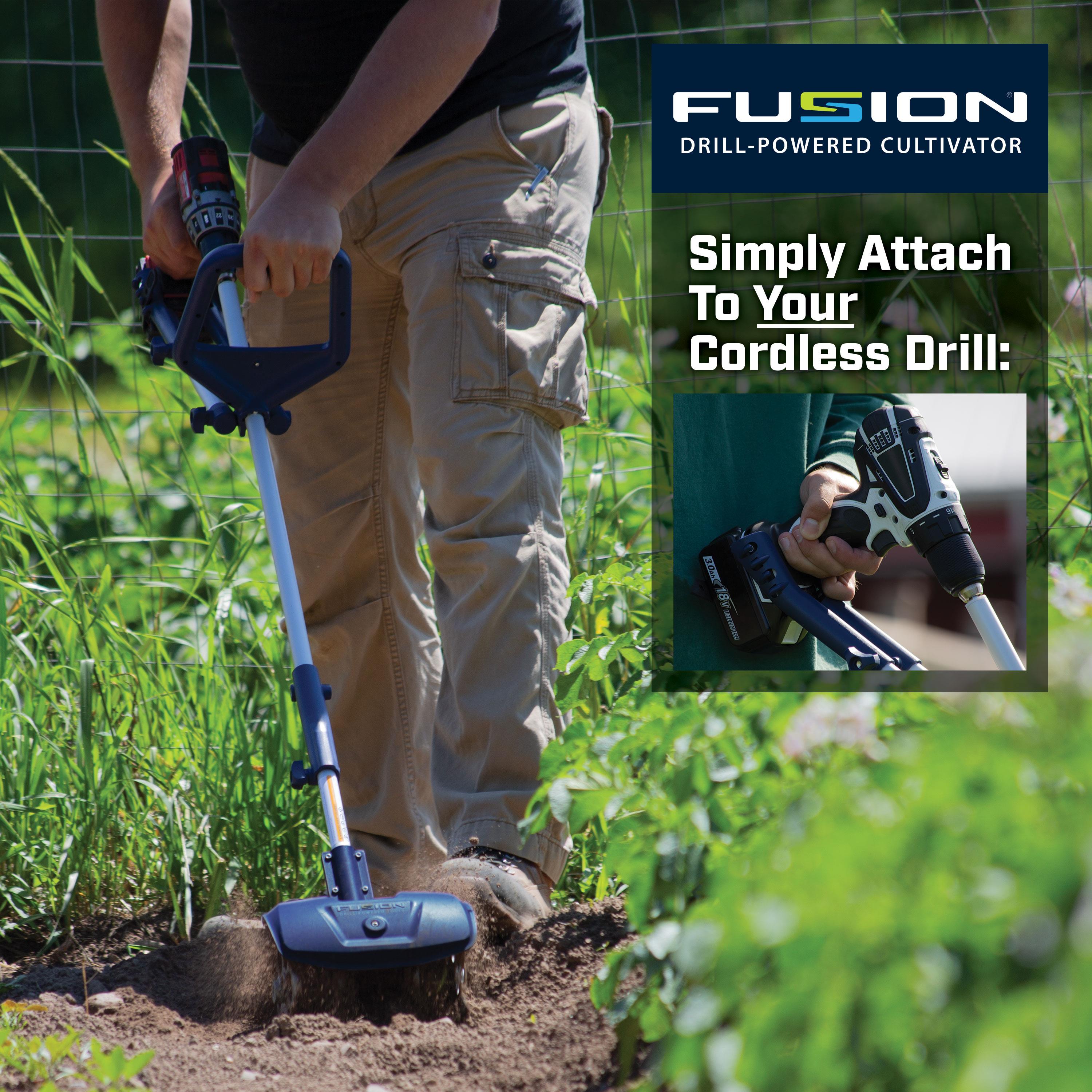 Fusion Drill-Powered Cultivator Impact Drill Attachment 46007 Sansujyuku sansujyuku.com