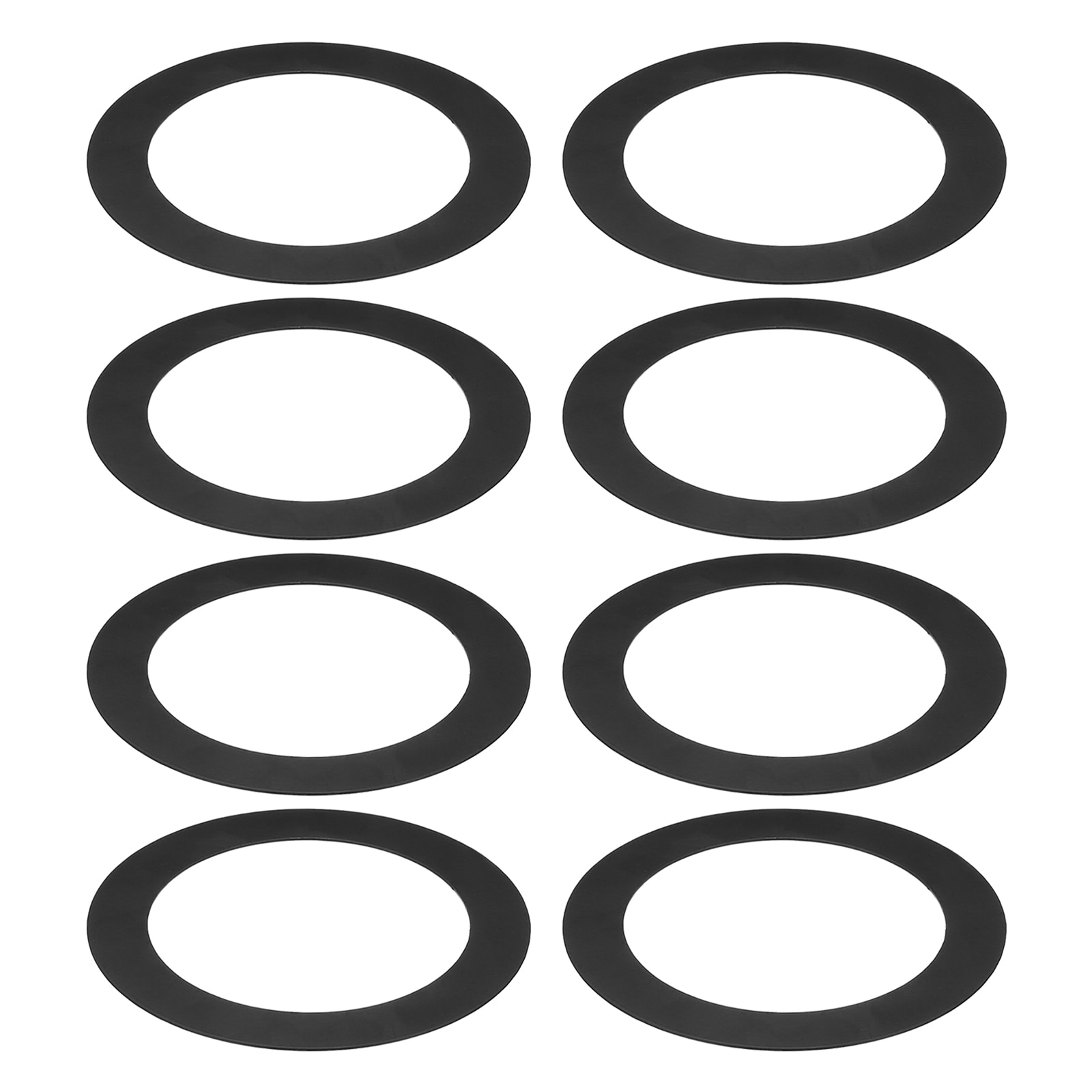 PATIKIL Goof Rings for 6/8 inch Recessed Can Lighting Down Light 8 pcs Metal Goof Trim Rings Cover Outer Diameter 8.66 inch Inner Diameter 6.29 inch Matte Finish Black Flush Mount